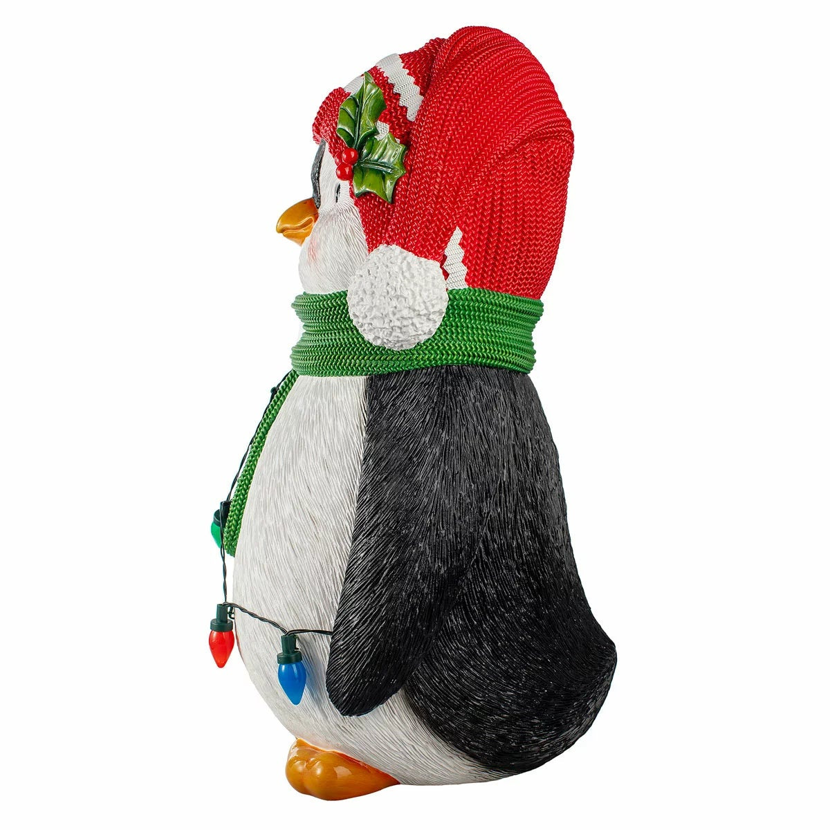 60.9cm Light Up Christmas Penguin Greeter 5 LED Lights Holiday Indoor Outdoor De