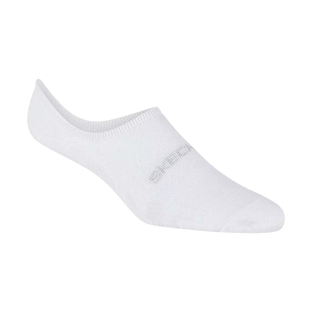 Skechers Womens No Show Socks 8 Pack White/Grey Low Cut Casual Socks