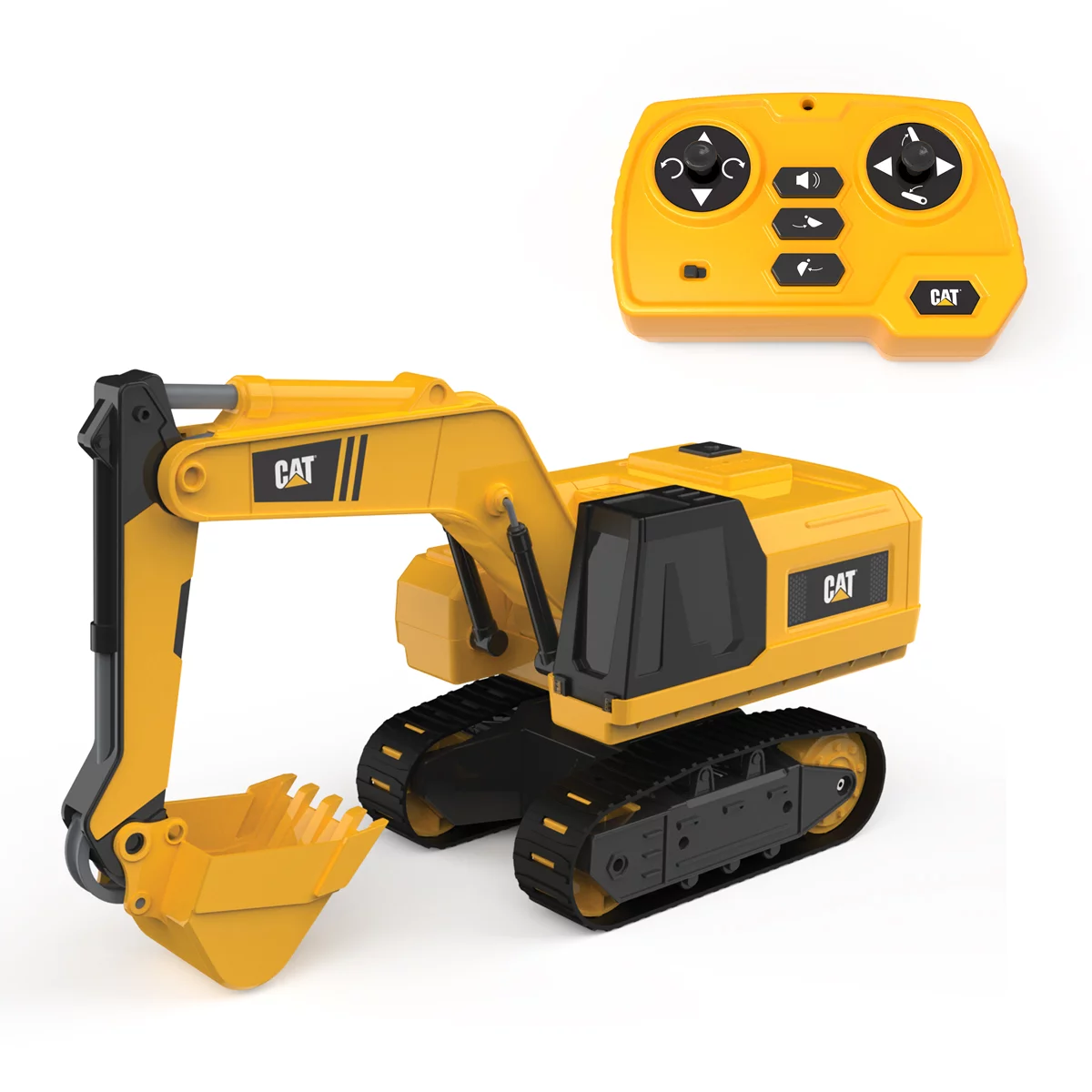 CAT Steel Excavator Heavy Duty Construction Toy Vehicle Kids 3+ Yellow