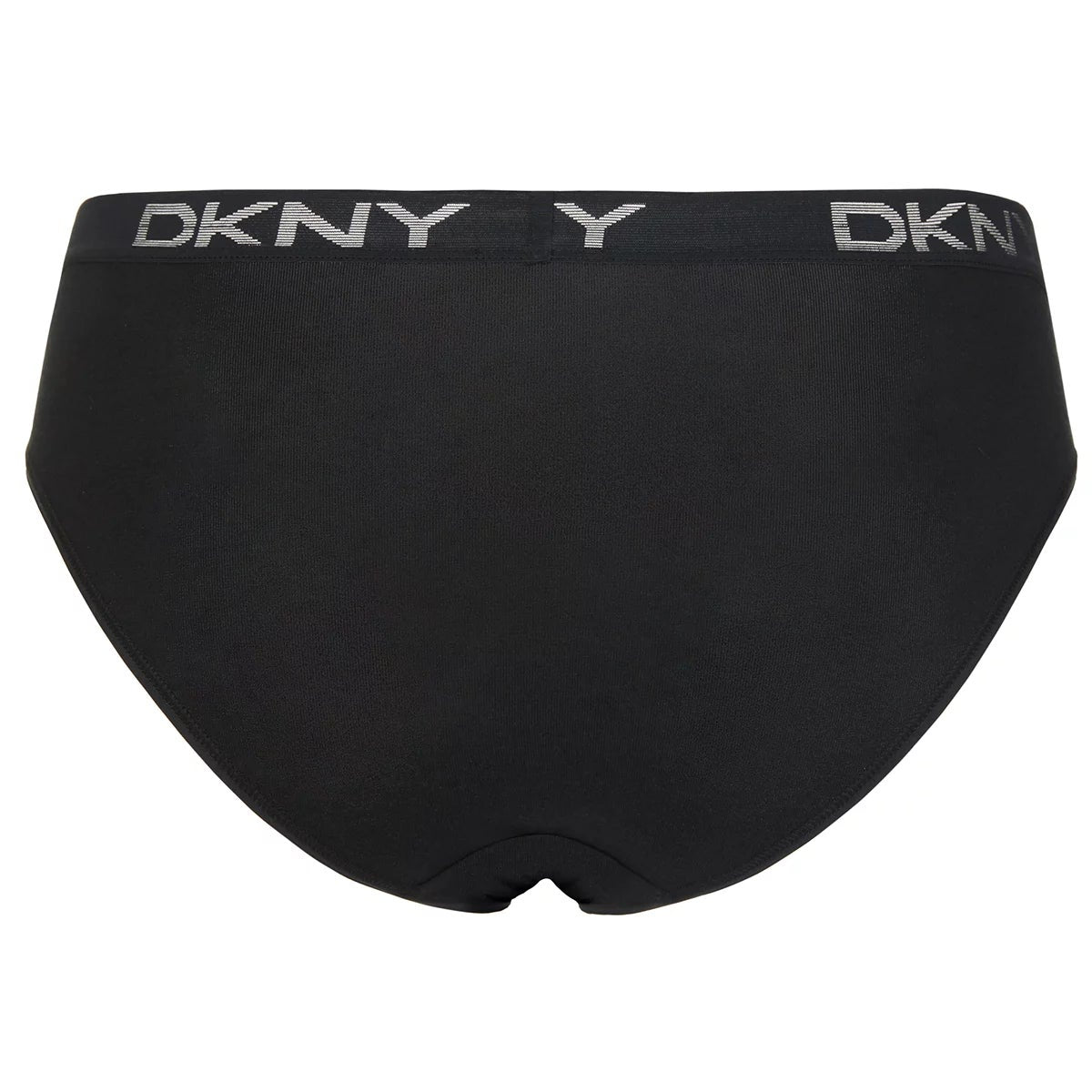 DKNY Women's Bikini Brief 4 Pack Black XL Cotton Stretch Underwear