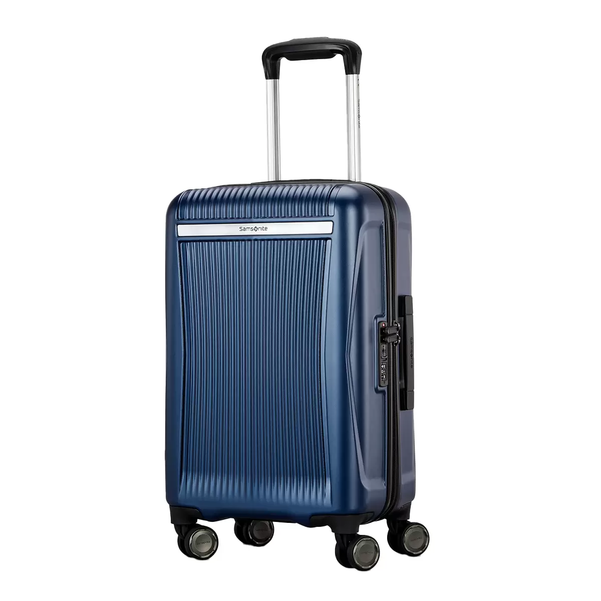 Samsonite Blackstone 2 Piece Hardside Expandable Spinner Luggage Set French Blue
