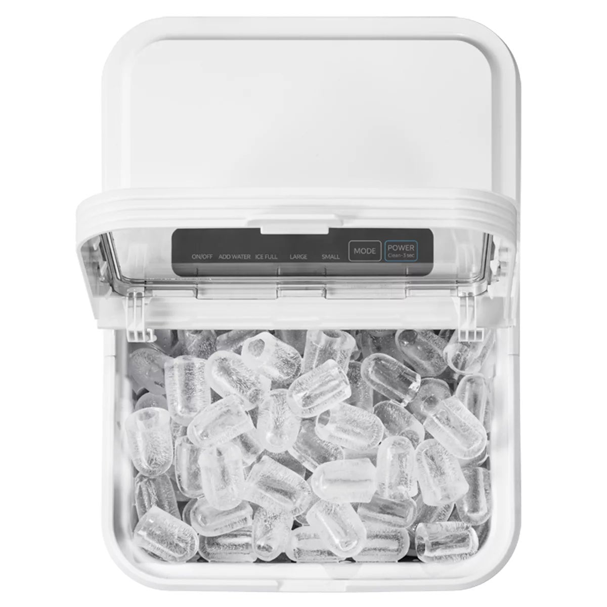 Portable Midea Ice Maker 12kg Daily Output Countertop Ice Machine White