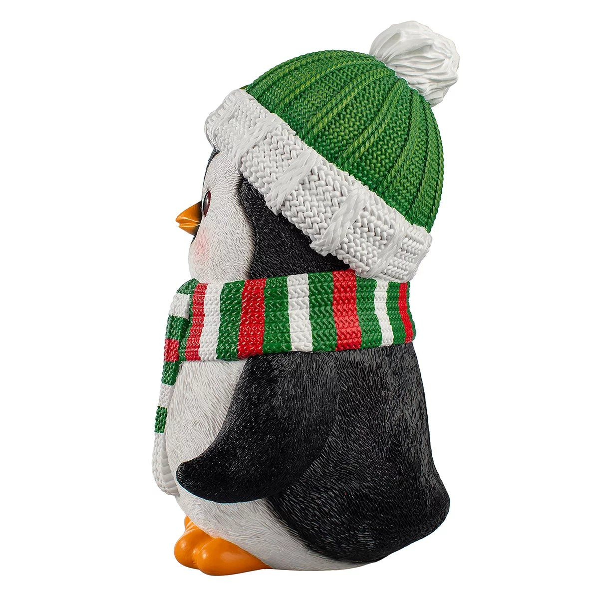 3 Piece Christmas Penguin Statue Set 30.5cm Festive Holiday Home Decoration