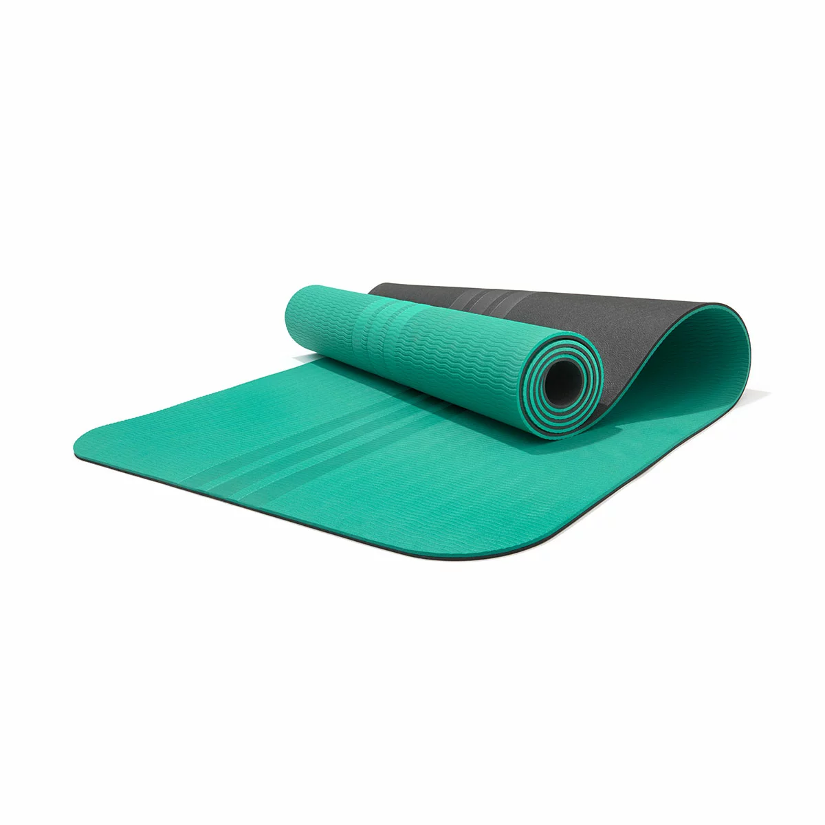 Adidas 6mm Training/Fitness Gym/Home Padded/Rollable/Lightweight Travel Mat TEAL