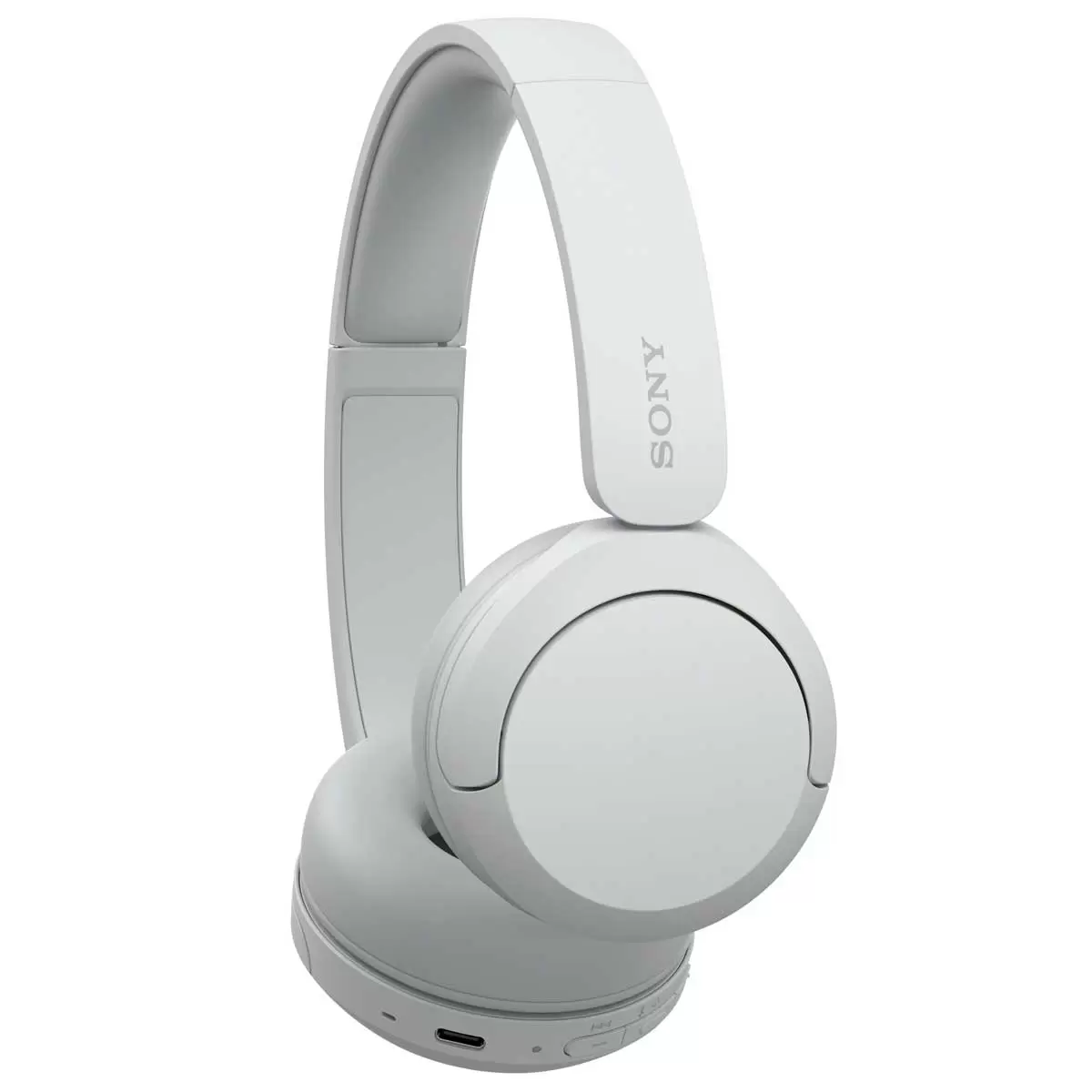 Sony WH-CH520W Wireless Bluetooth Headphones White 50H Battery Multipoint Mic