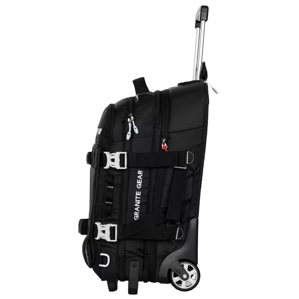 Granite Gear 53L Wheeled Carry On Duffle Bag Black Rolling Travel Luggage