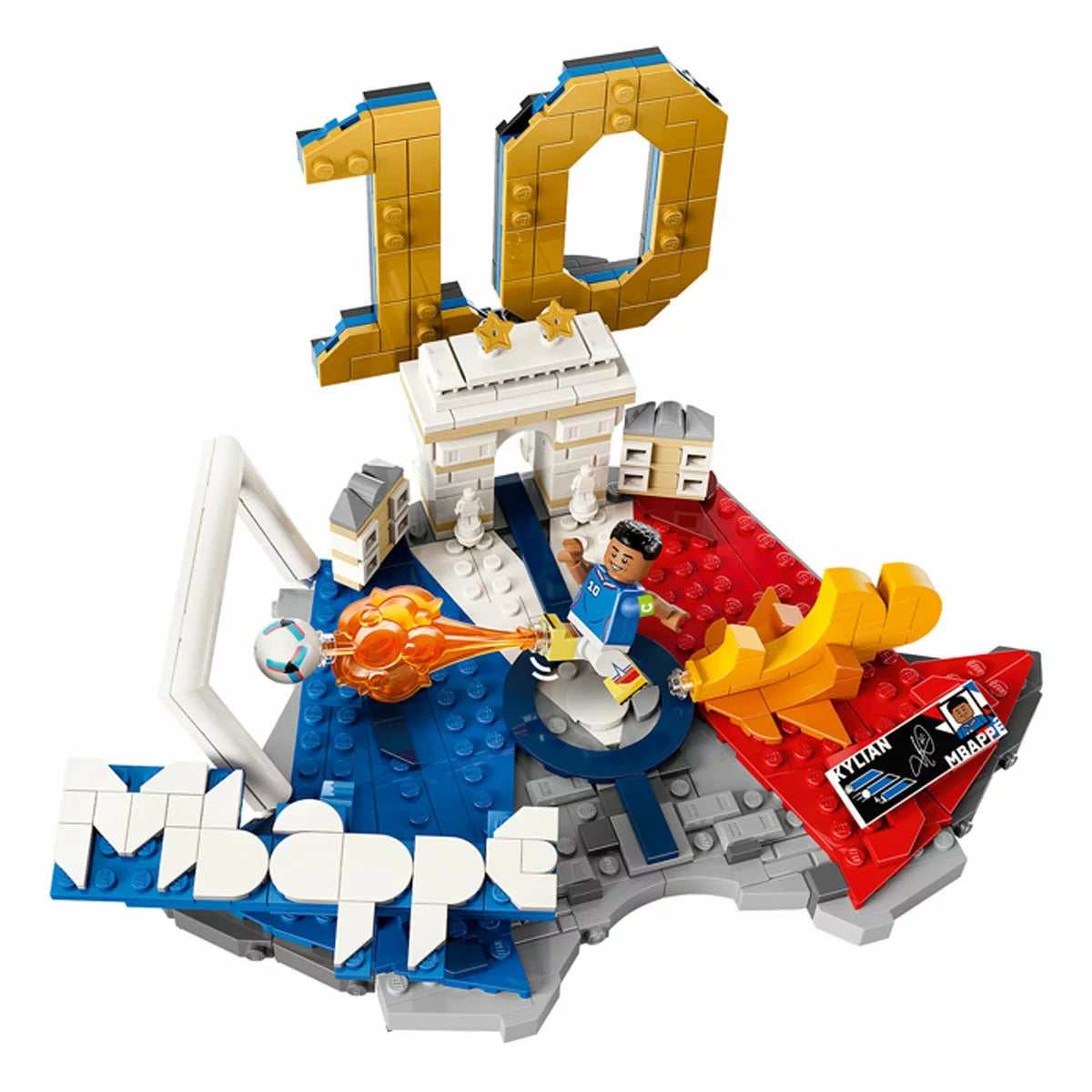 LEGO 43013 Kylian Mbappe Football Highlights 1577 Piece 2-in-1 Set 18+