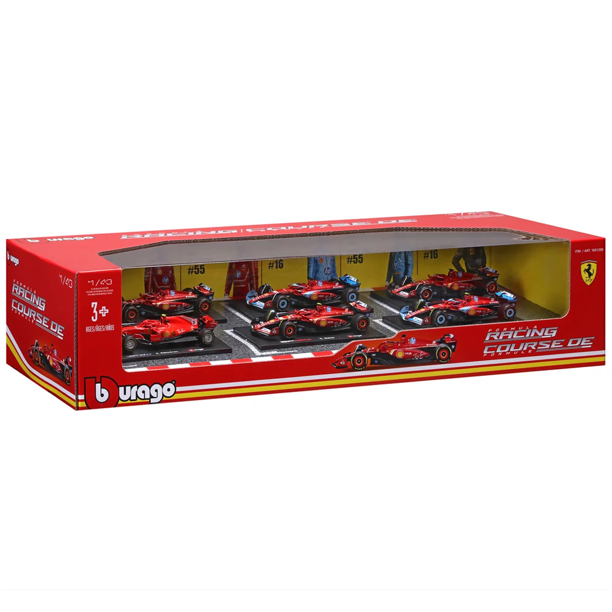 Maisto 1:43 Ferrari Formula Racing Die Cast 6 Pack 2026 Collectible Cars