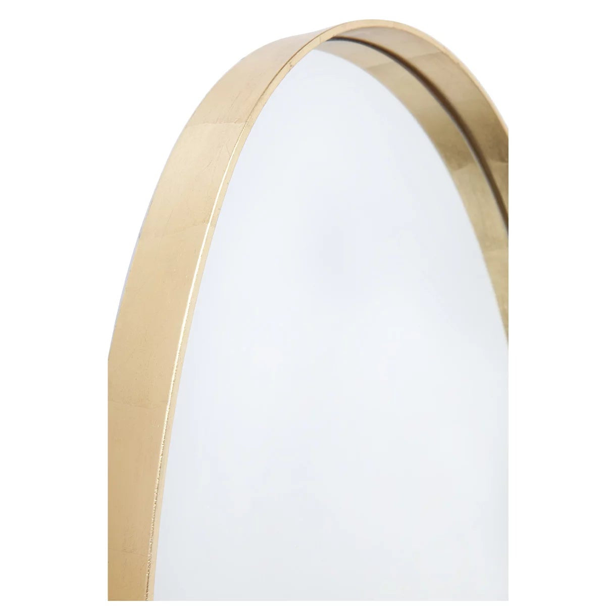 CAFE LIGHTING & LIVING Gold Oval Wall Mirror Elegant Home Decor