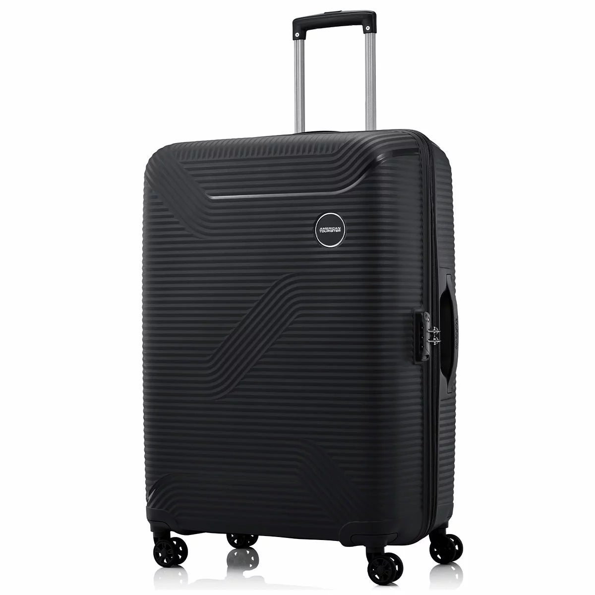American Tourister Bonjoy Spinner 79cm Large Black TSA Lock Luggage