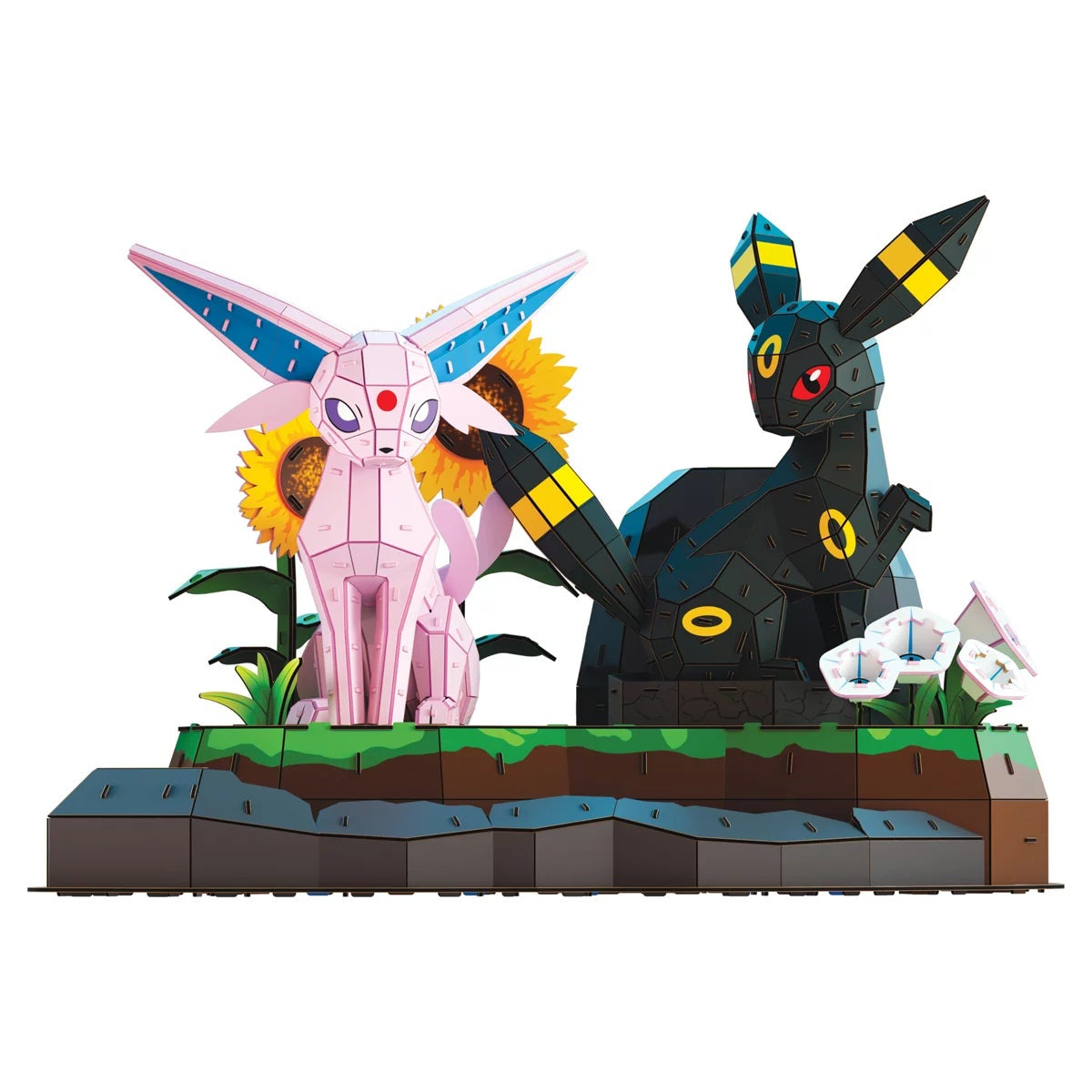 4D Build Pokémon Espeon & Umbreon 3D Puzzle Model Kit Official