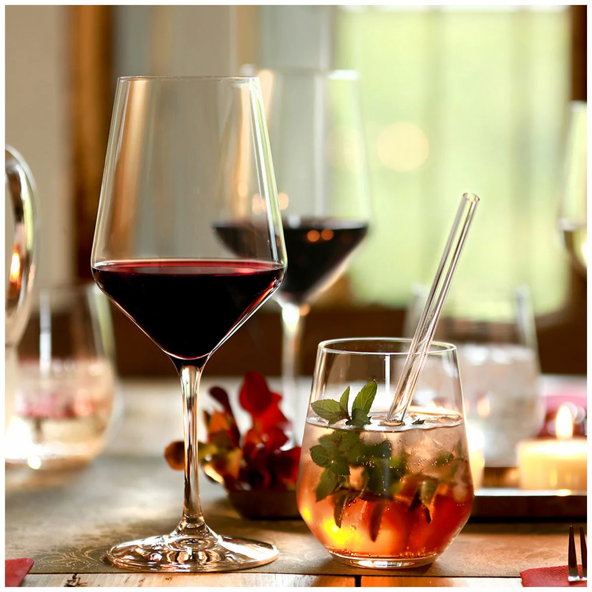 Stolzle Crystal Wine Glasses 635ml Set of 8 Dishwasher Safe Glassware