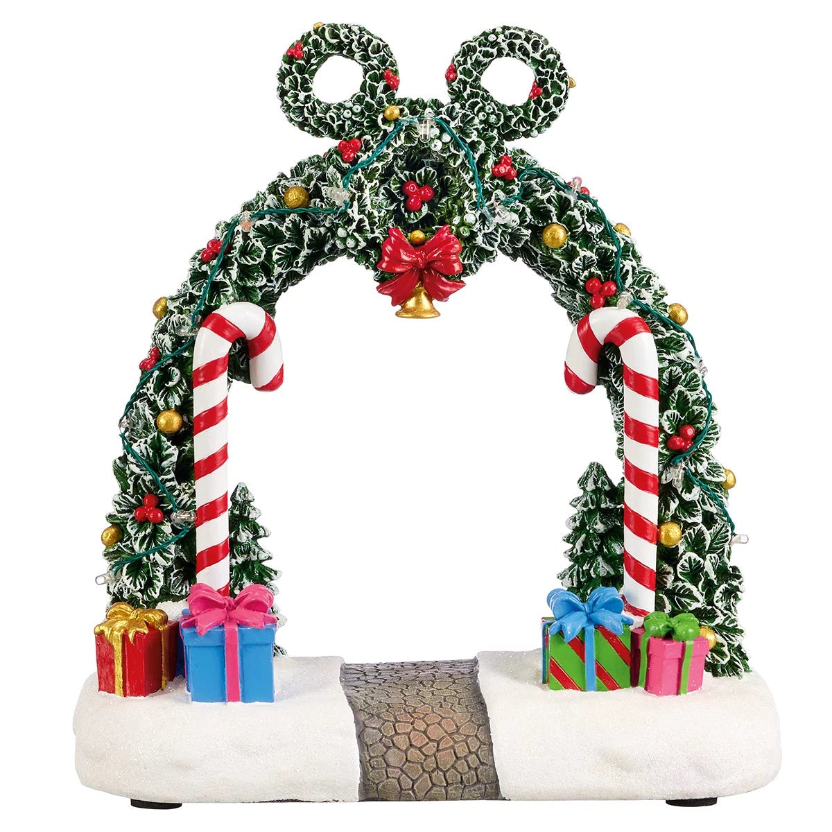 Disney Christmas Holiday Village Decor 13Piece Illuminated Display Set W/ Timer
