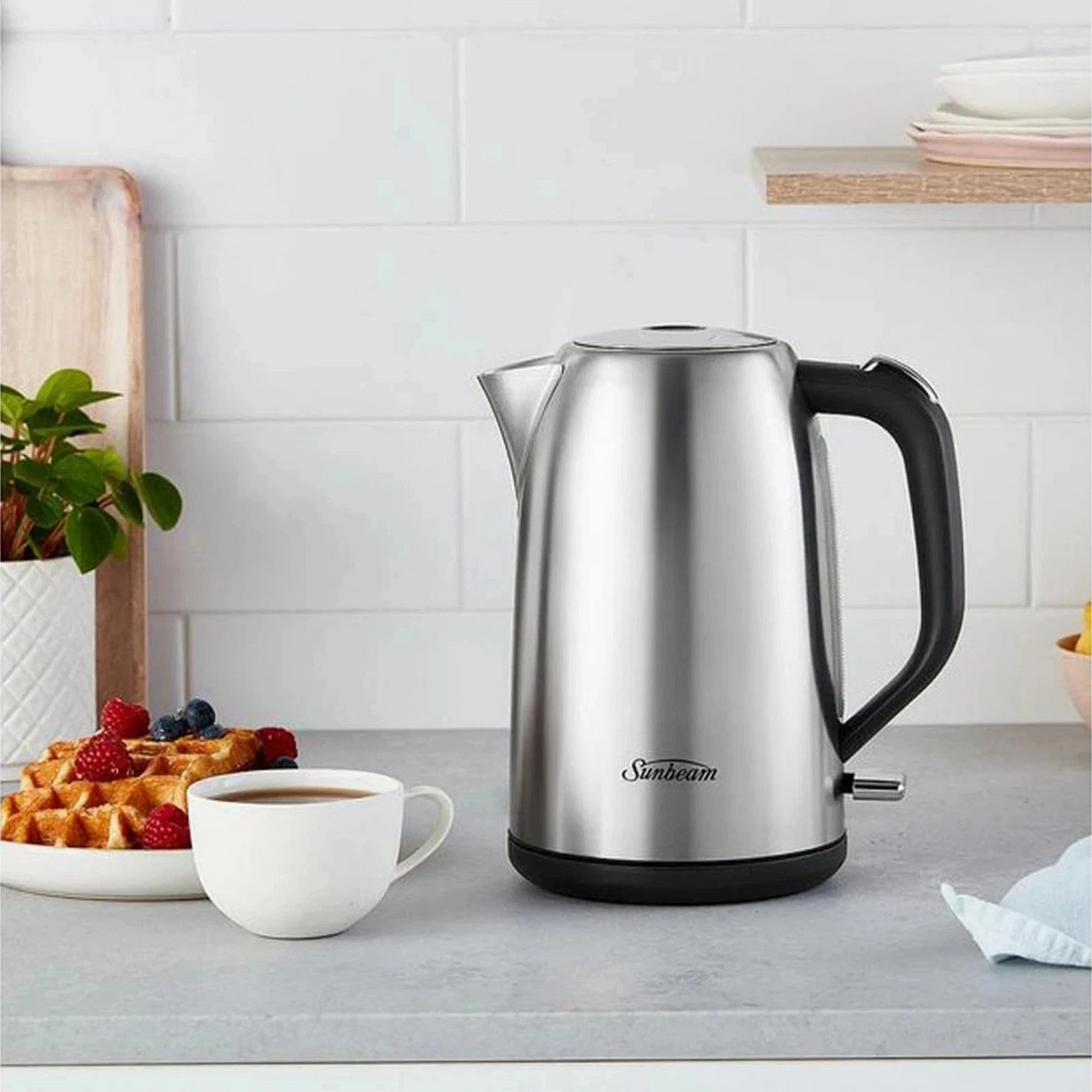 Sunbeam KEM1007SS Fresh Start 1.7L Stainless Steel Kettle 360° Power Base