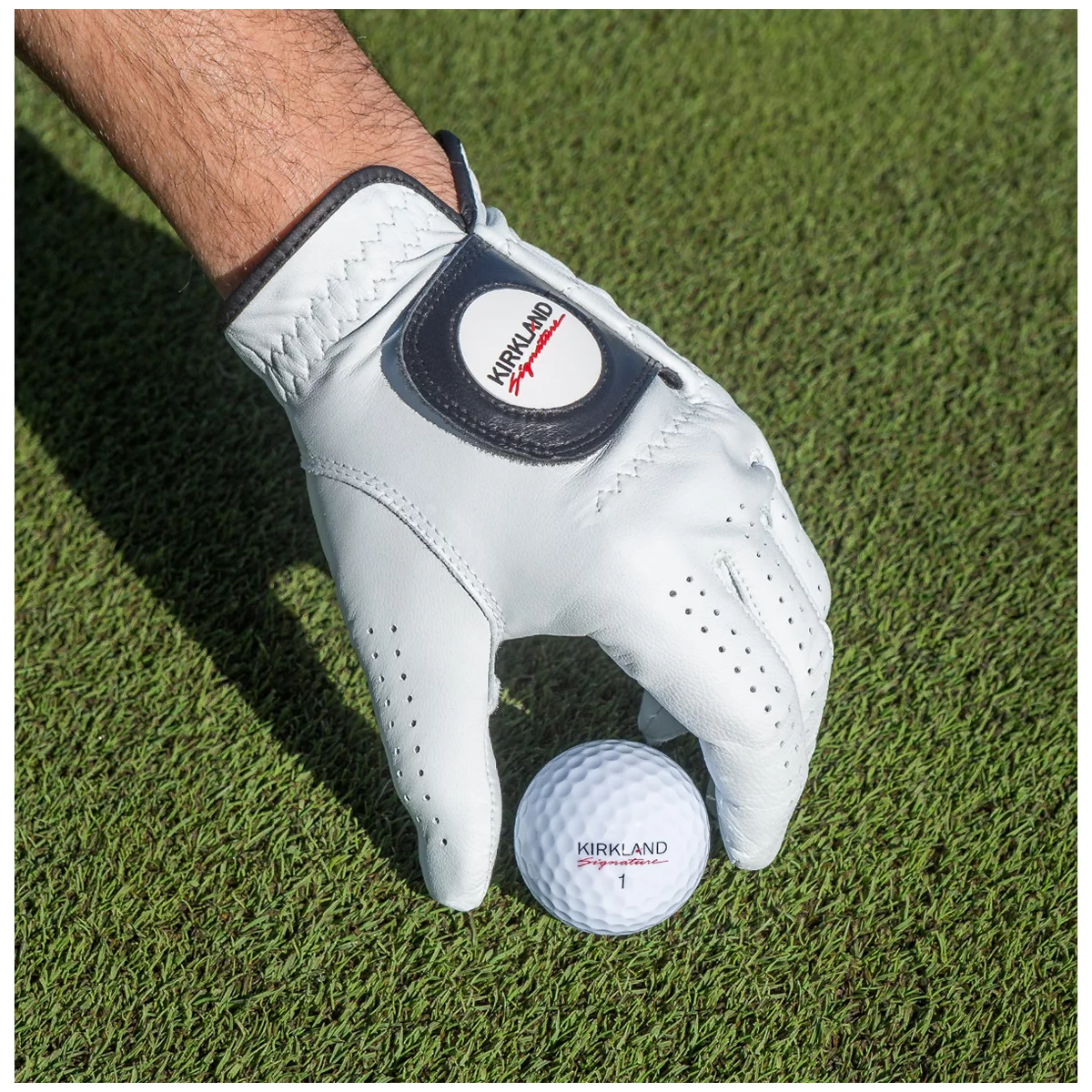 Kirkland Signature Left Hand Golf Gloves 4 Pack Large Premium Cabretta Leather