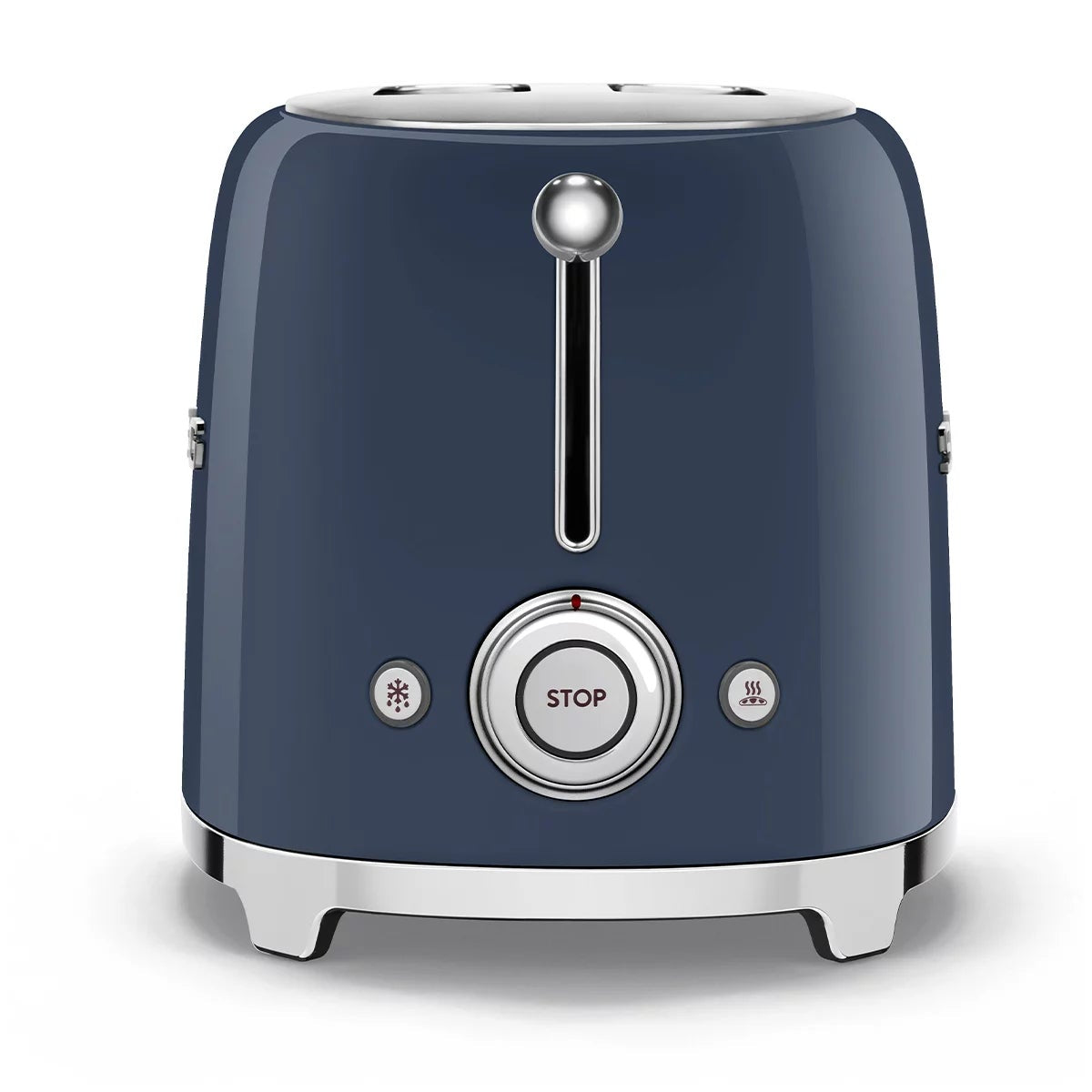 Smeg 50s Retro 2 Slice Toaster Navy Blue Gloss Finish With 6 Browning Levels