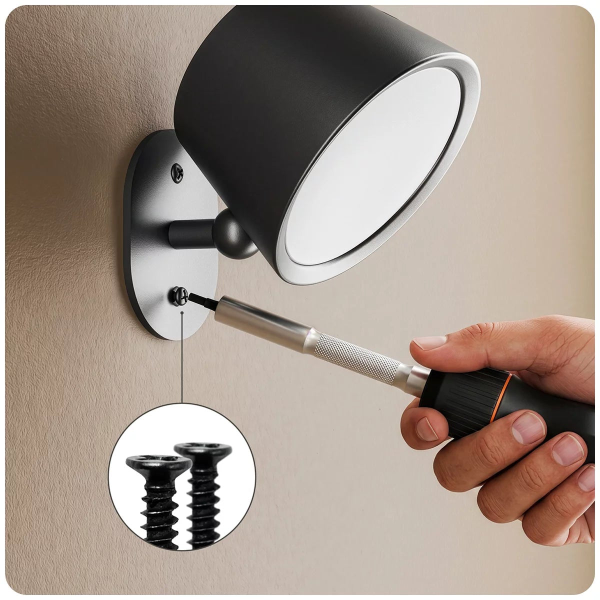 Globe Rechargeable Task Light 2 Pack LED Wall Lights 200 Lumens USB-C Remote