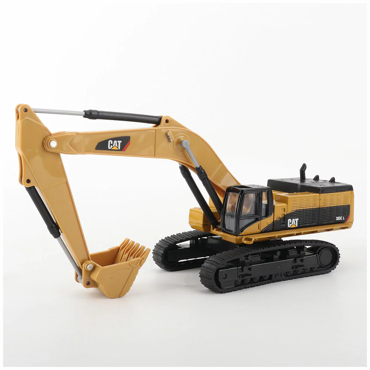 CAT Diecast Trucks 4 Pack Grey 1:64 Scale Construction Vehicle Set Kids Toy