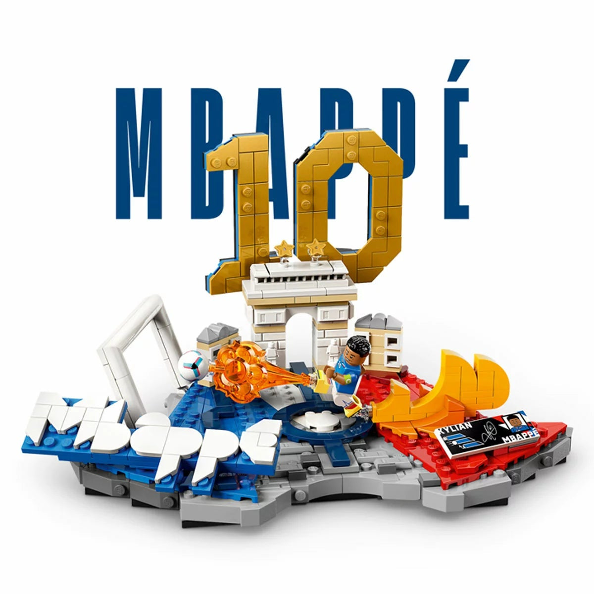 LEGO 43013 Kylian Mbappe Football Highlights 1577 Piece 2-in-1 Set 18+