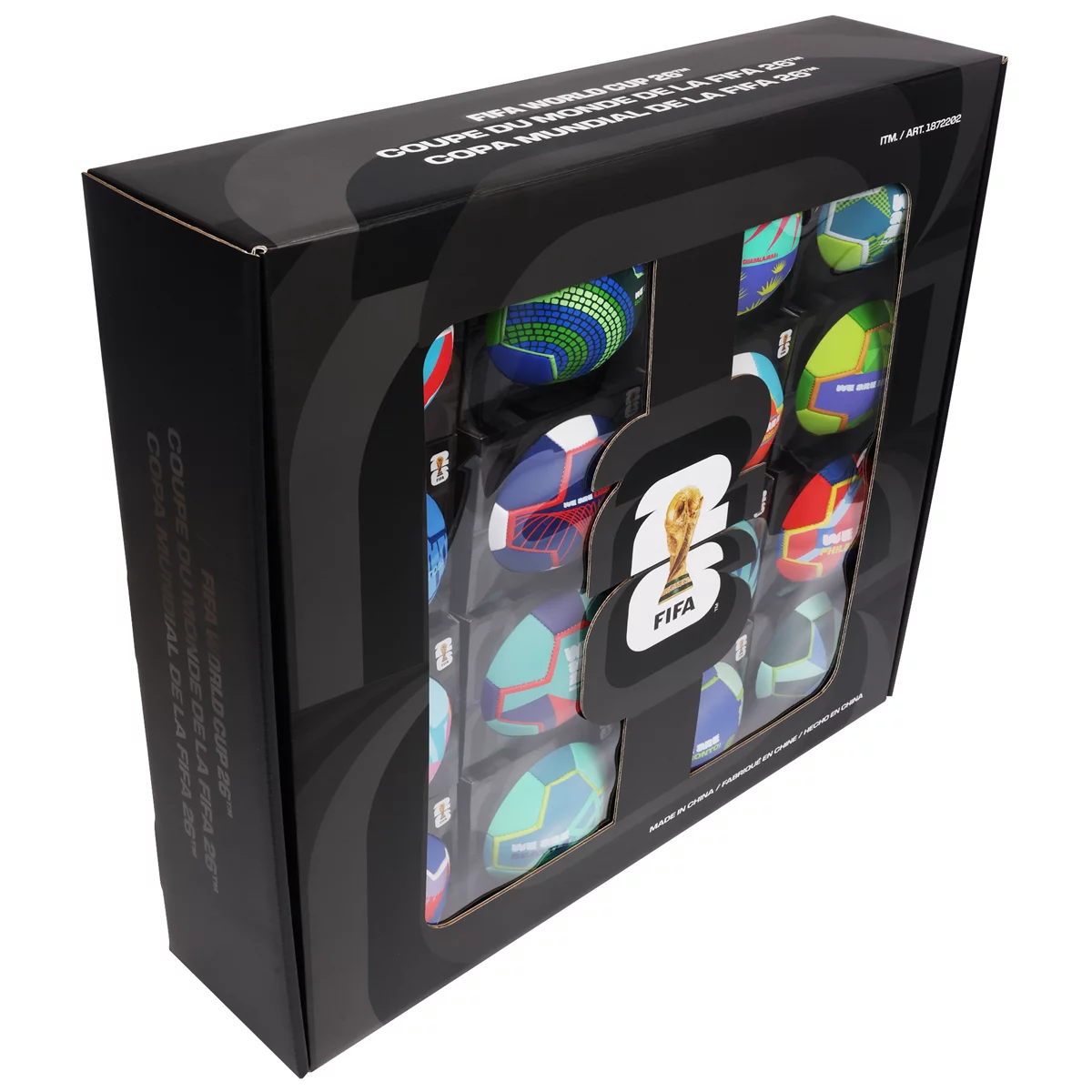 FIFA World Cup 2026 Host City Mini Soccer Ball Set 16 Collectible Display Balls