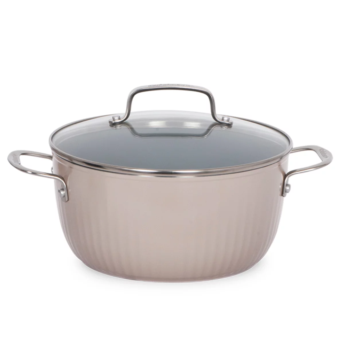 Cuisinart Non Stick Cookware 12 Piece Set Gray Induction Dishwasher Safe