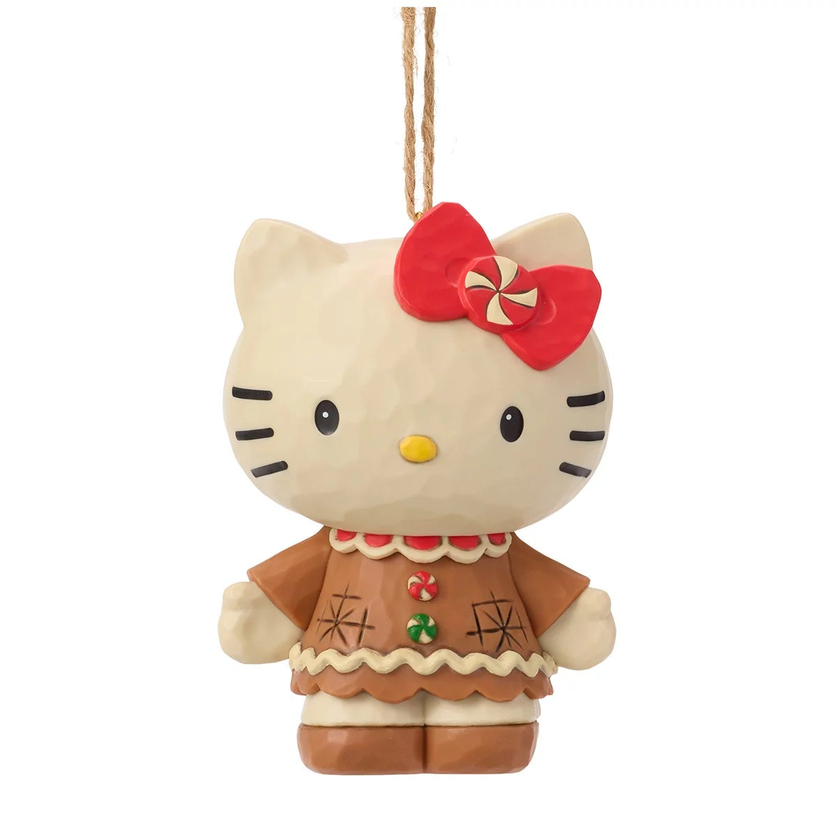 Jim Shore Sanrio Christmas Ornament Set 4 Piece Hand Painted Holiday