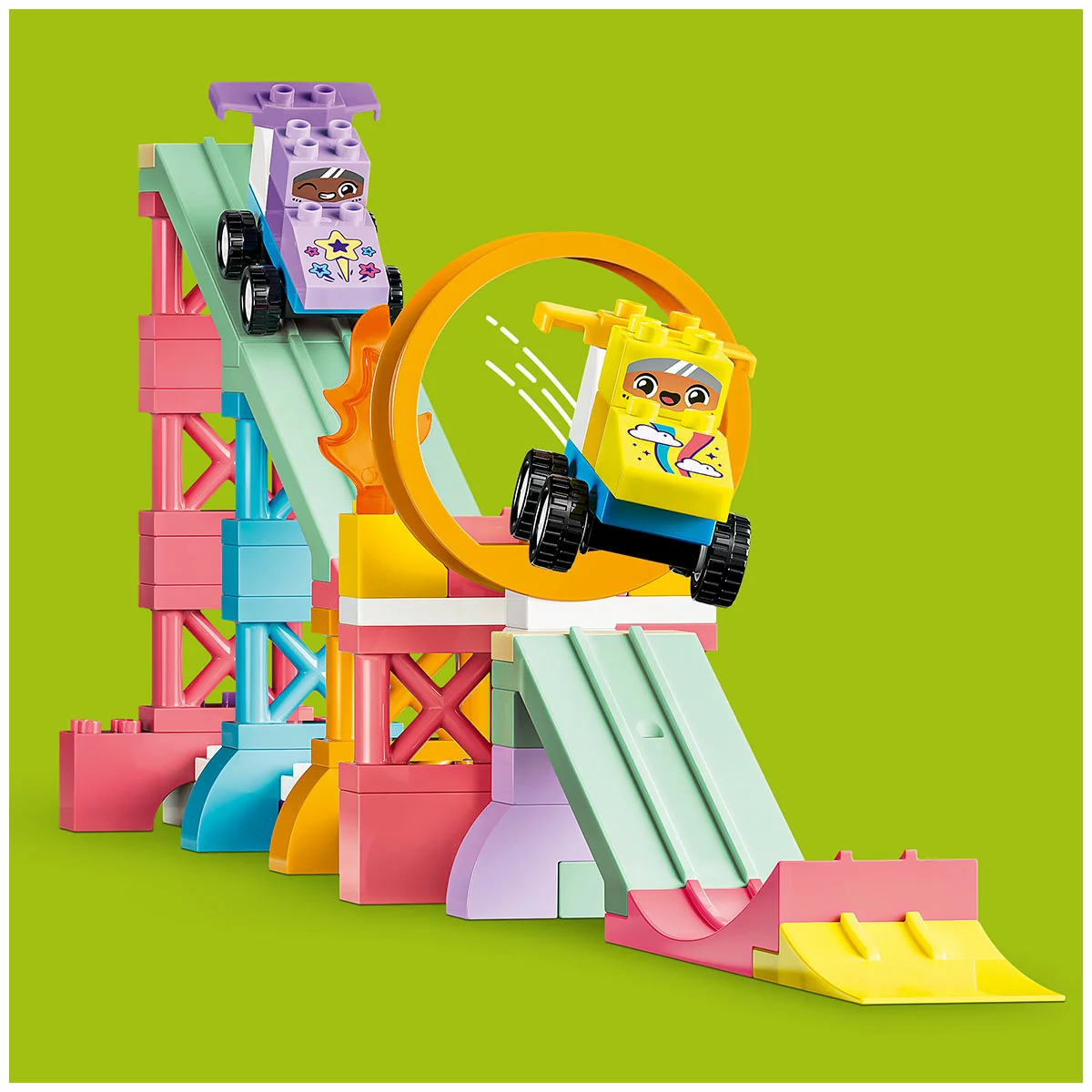LEGO DUPLO Town 3 In 1 Creative Ramps with Vehicles 10478 111 Pieces