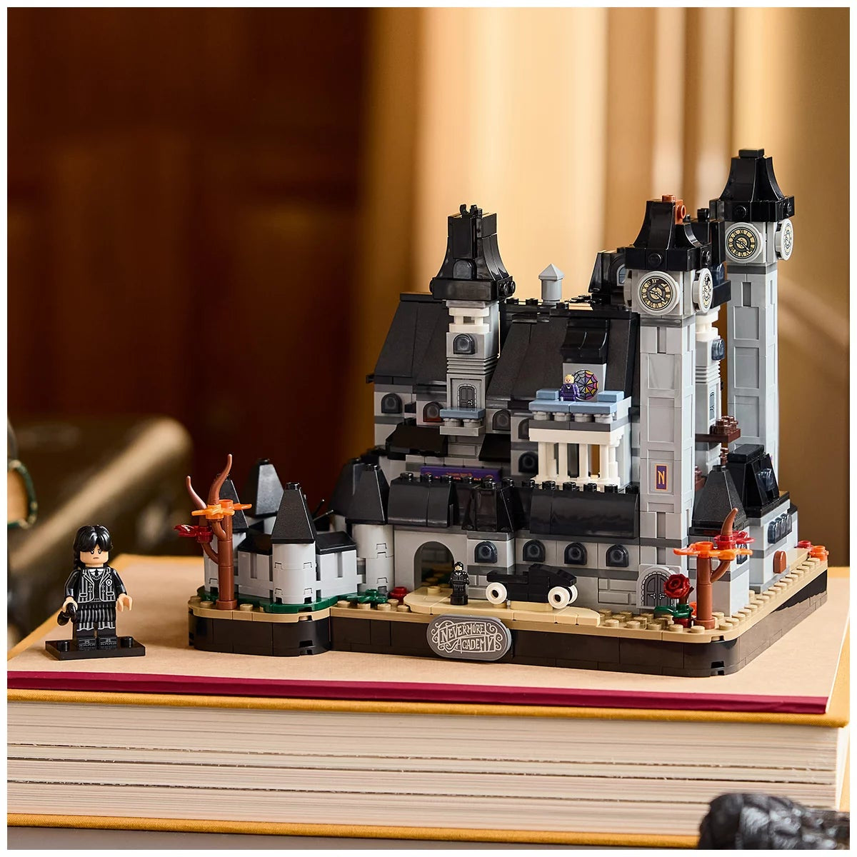 LEGO Nevermore Academy Wednesday Addams Collectible Model 890 Piece Set