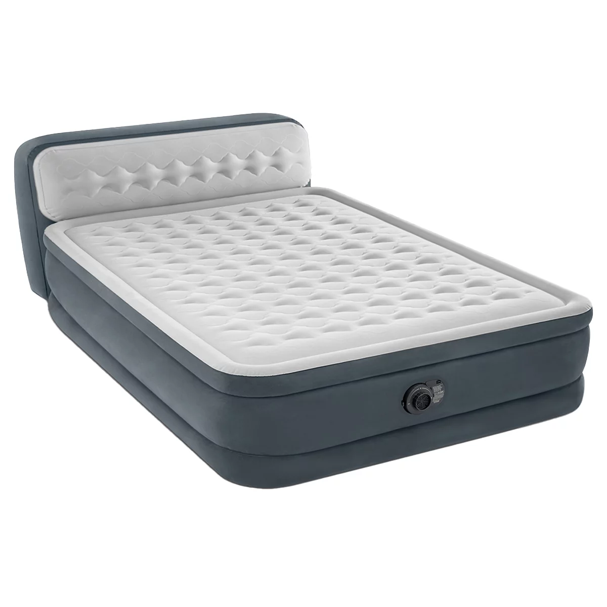 Intex Queen Ultra Plush Headboard Airbed with Internal Pump