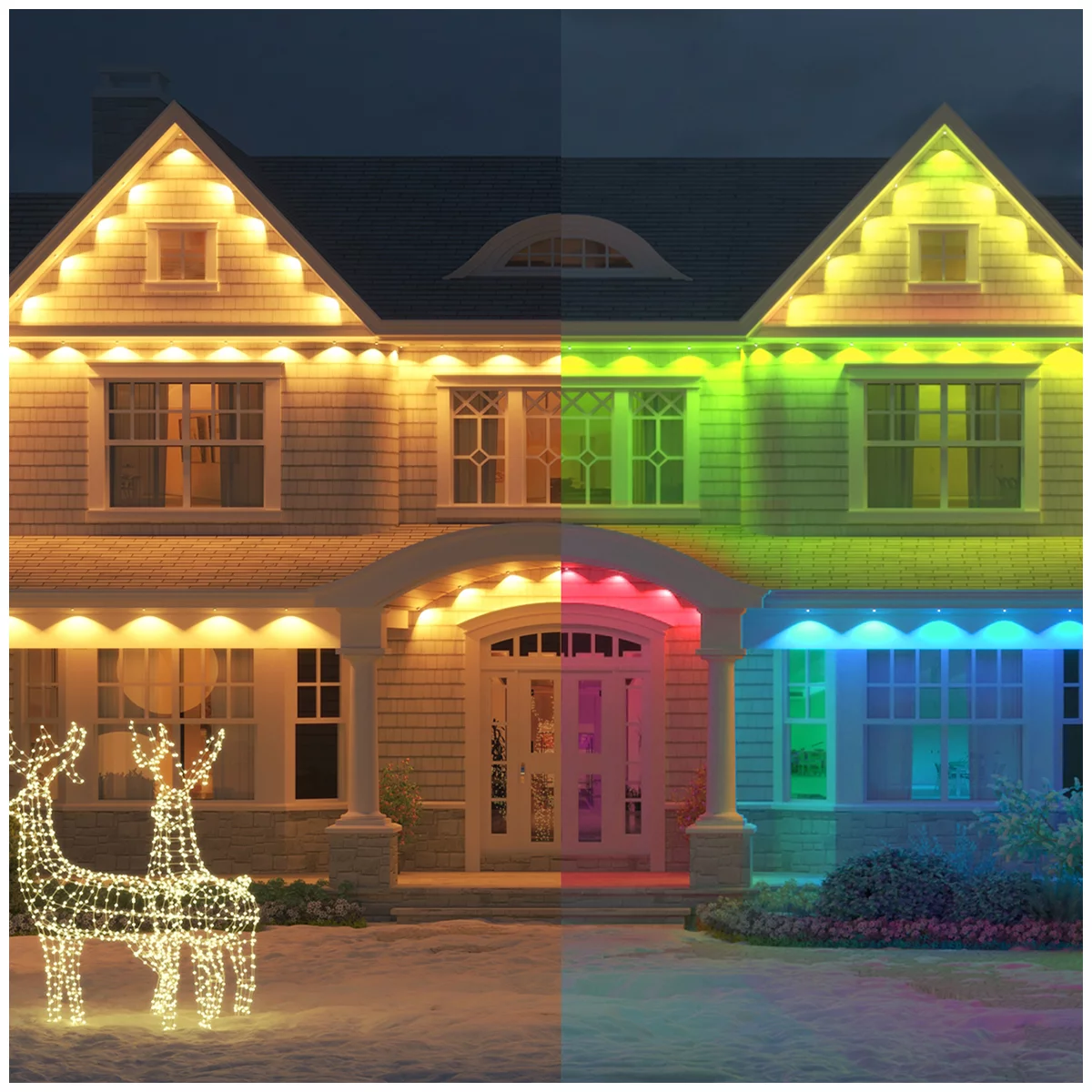 Govee Smart Permanent Outdoor Lights Elite 45m RGBIC Color Changing LED System