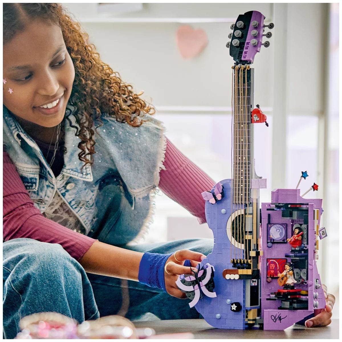 LEGO Editions Olivia Rodrigo's Dual Guitar 43031 1228 Pieces Music Display Set