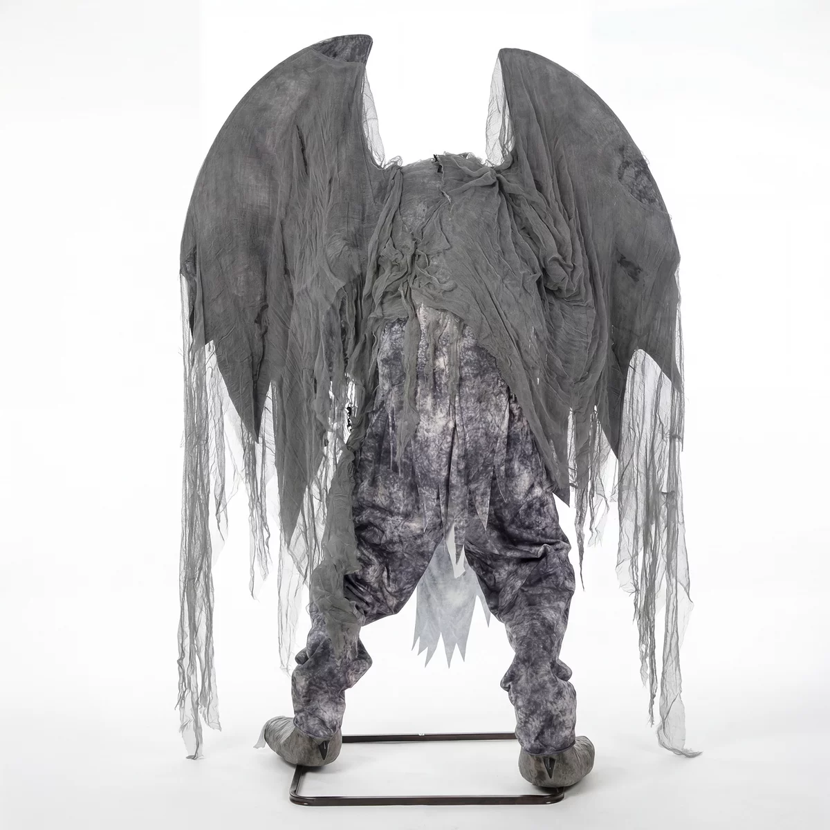 7.3ft Animated Stone Gargoyle Halloween Display Indoor Outdoor Motion Activated
