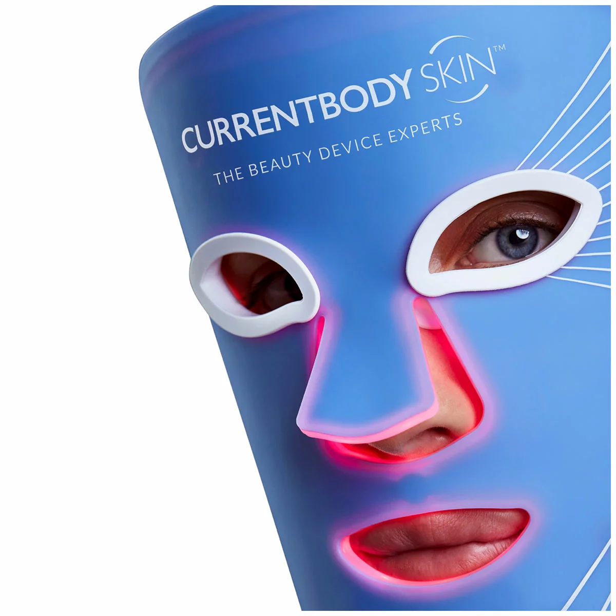 CurrentBody Skin Anti-Blemish LED Light Therapy Face Mask Blue Light Acne Treatm