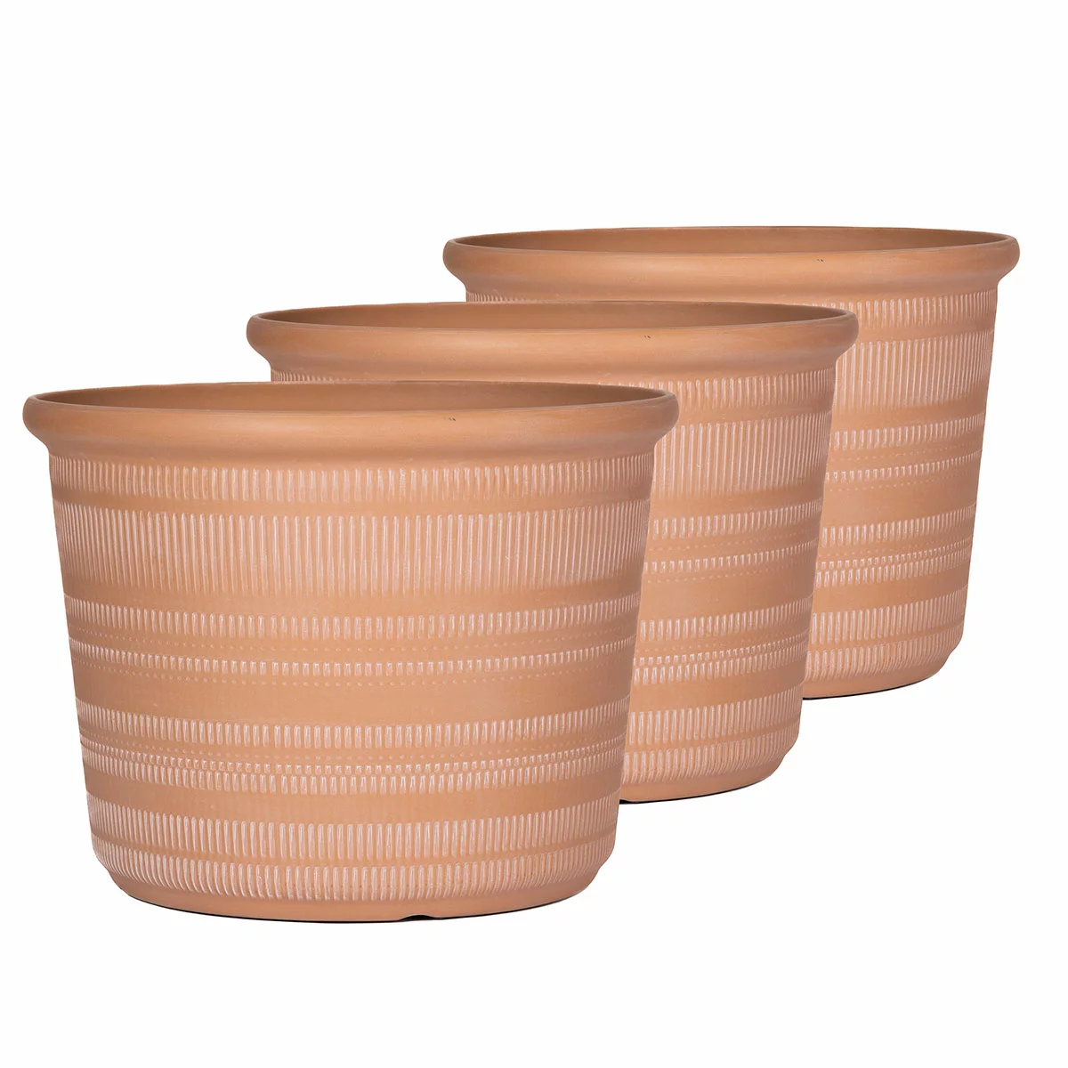 Trendspot Forum Planters 3 Pack Terracotta