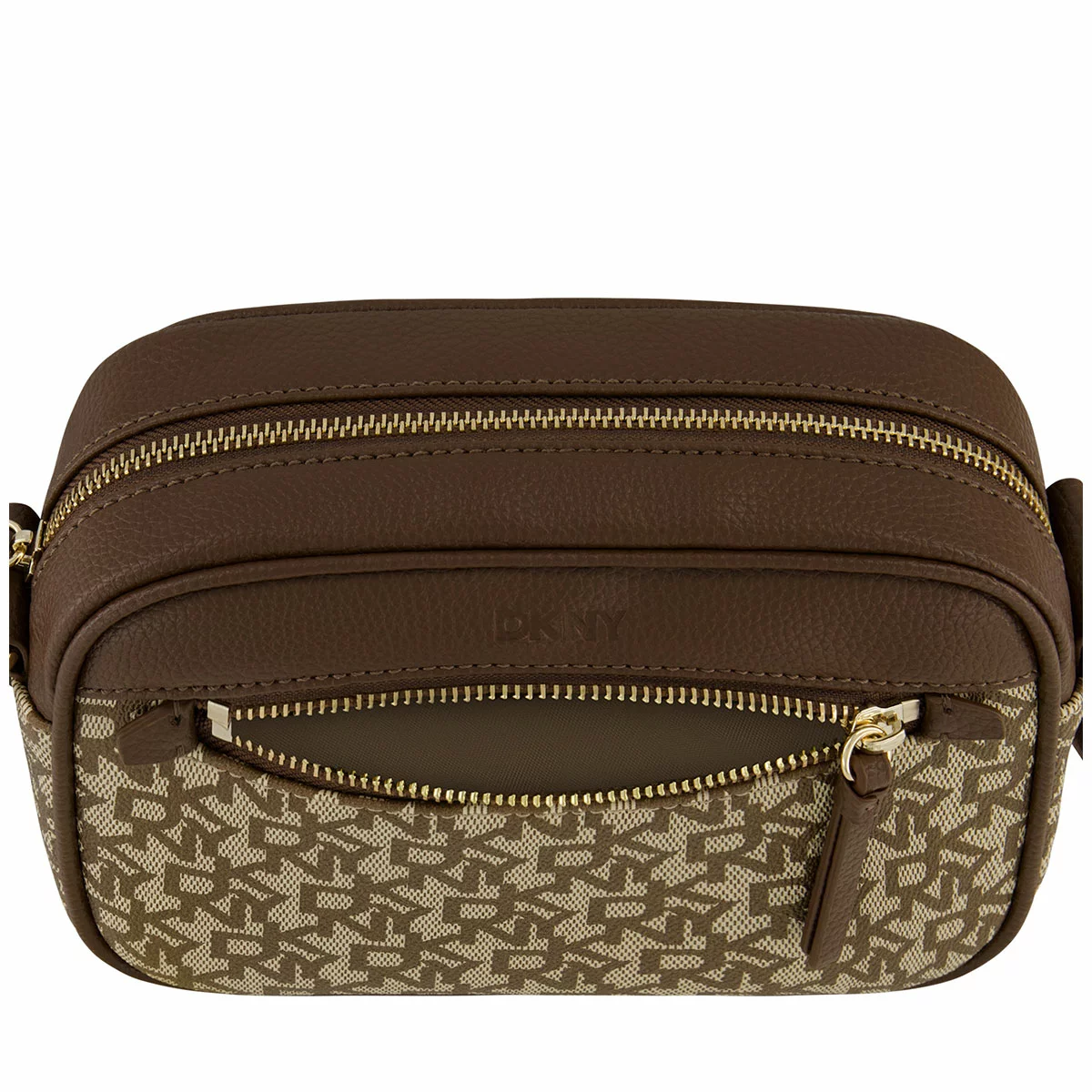 DKNY Crossbody Bag Brown With Adjustable Strap - Free Shipping
