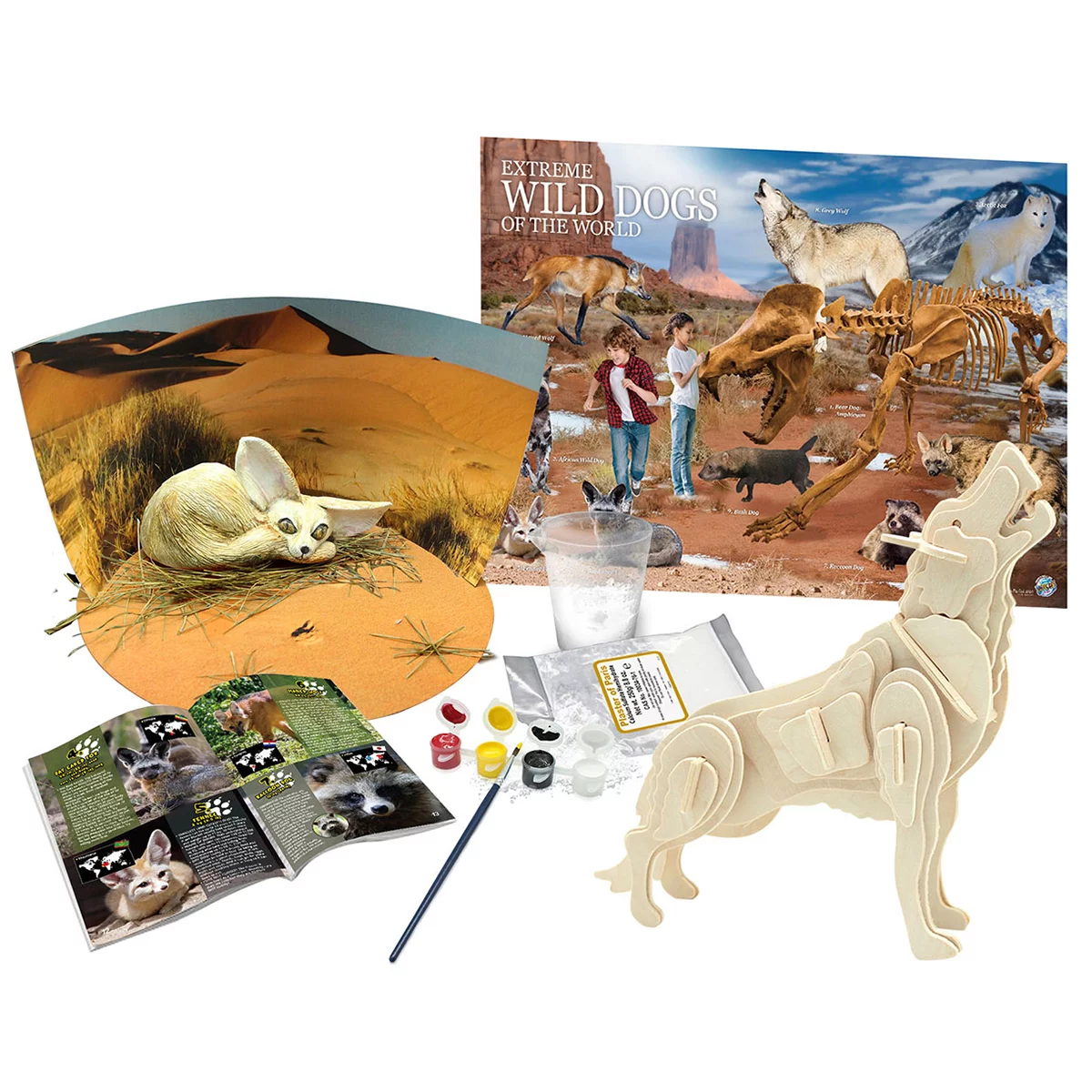 Australian Geographic Extreme Animals Kit 2 Packs Big Cat/Wild Dog