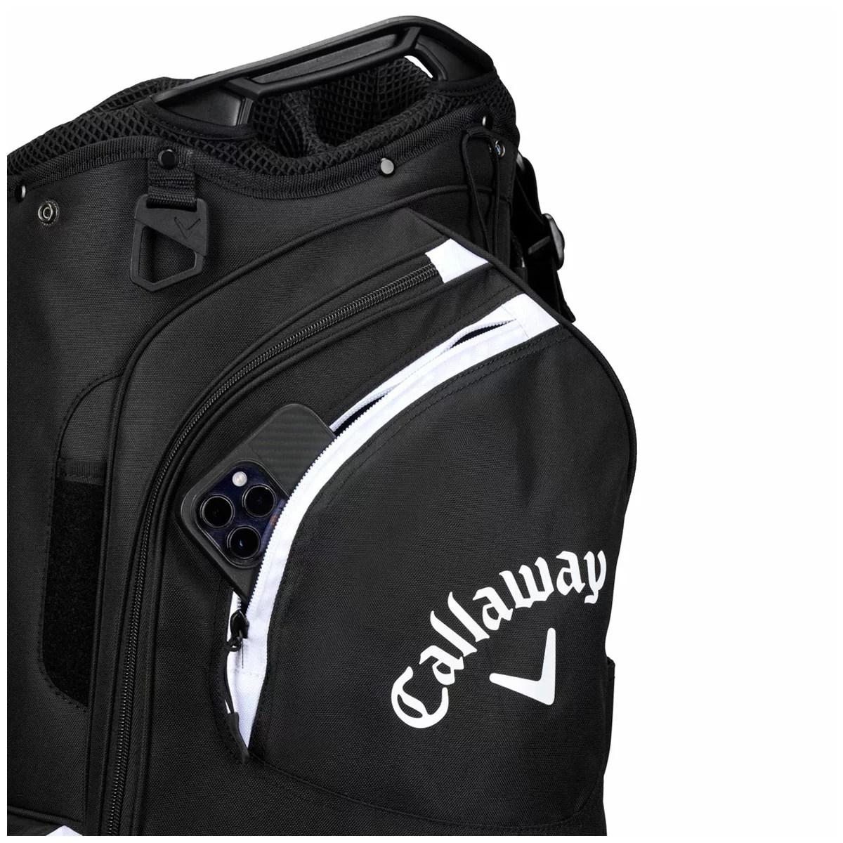 Callaway Premium Stand Bag Black Golf Carry Bag 6 Pockets Double Strap