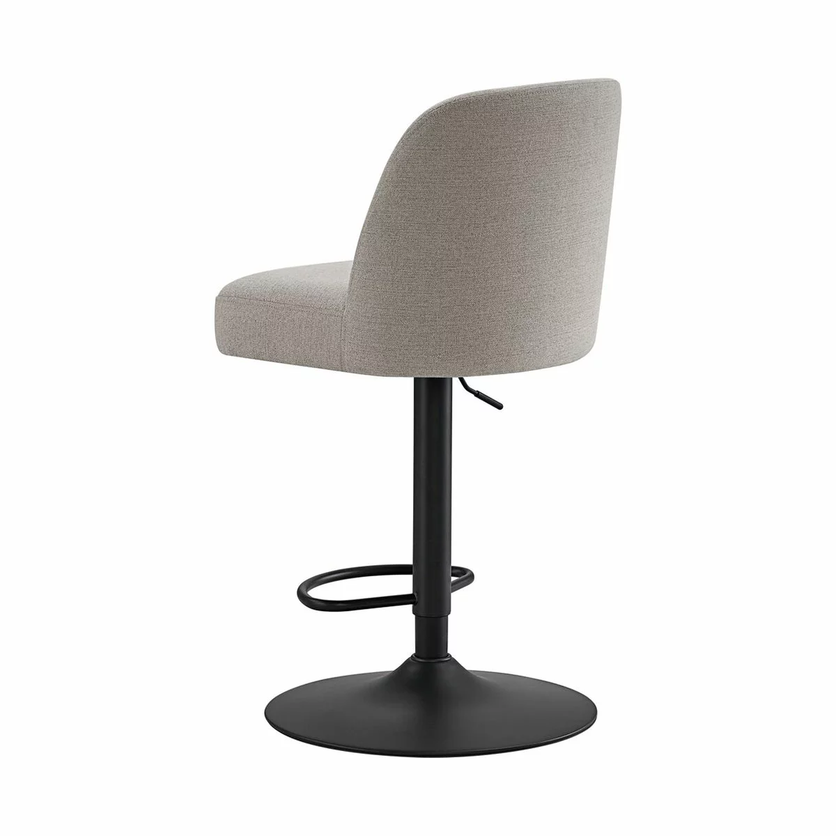 Gas Lift Bar Stool Adjustable Height Swivel Seat Modern Kitchen Counter Chair