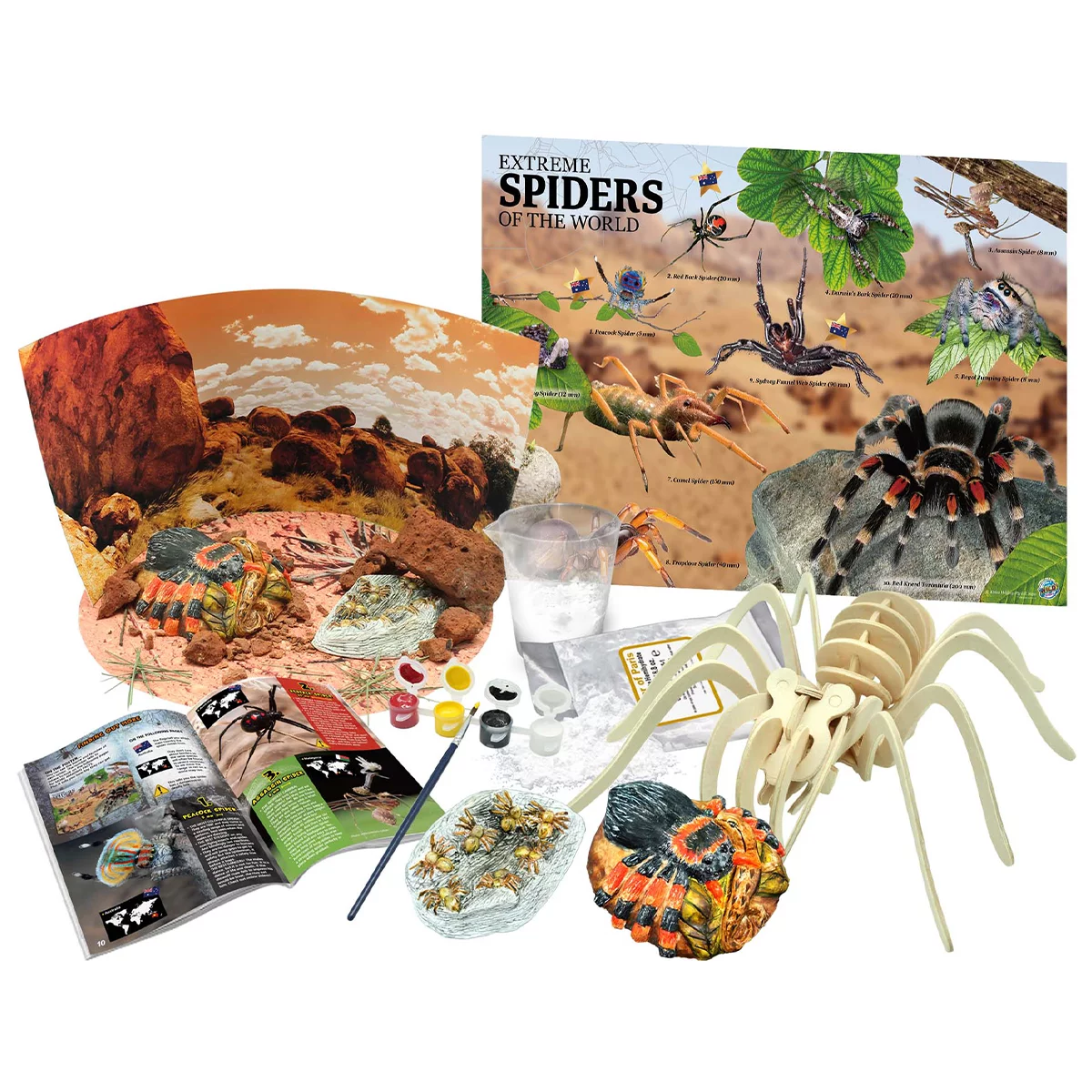 Australian Geographic Extreme Animals Kit 2 Packs Snakes/Spiders