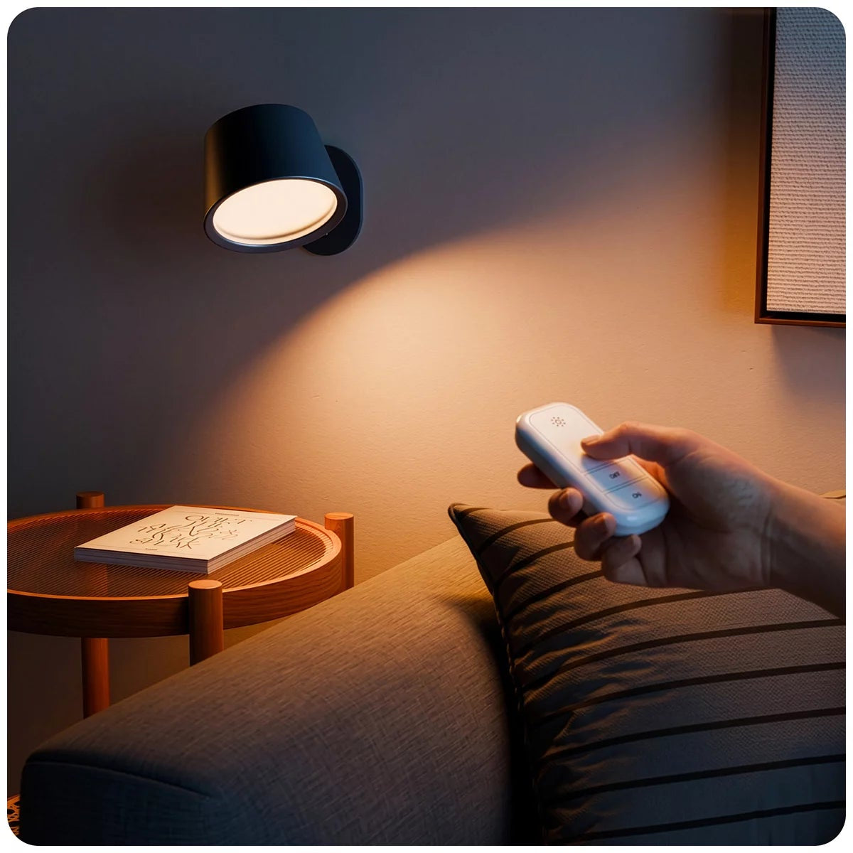 Globe Rechargeable Task Light 2 Pack LED Wall Lights 200 Lumens USB-C Remote