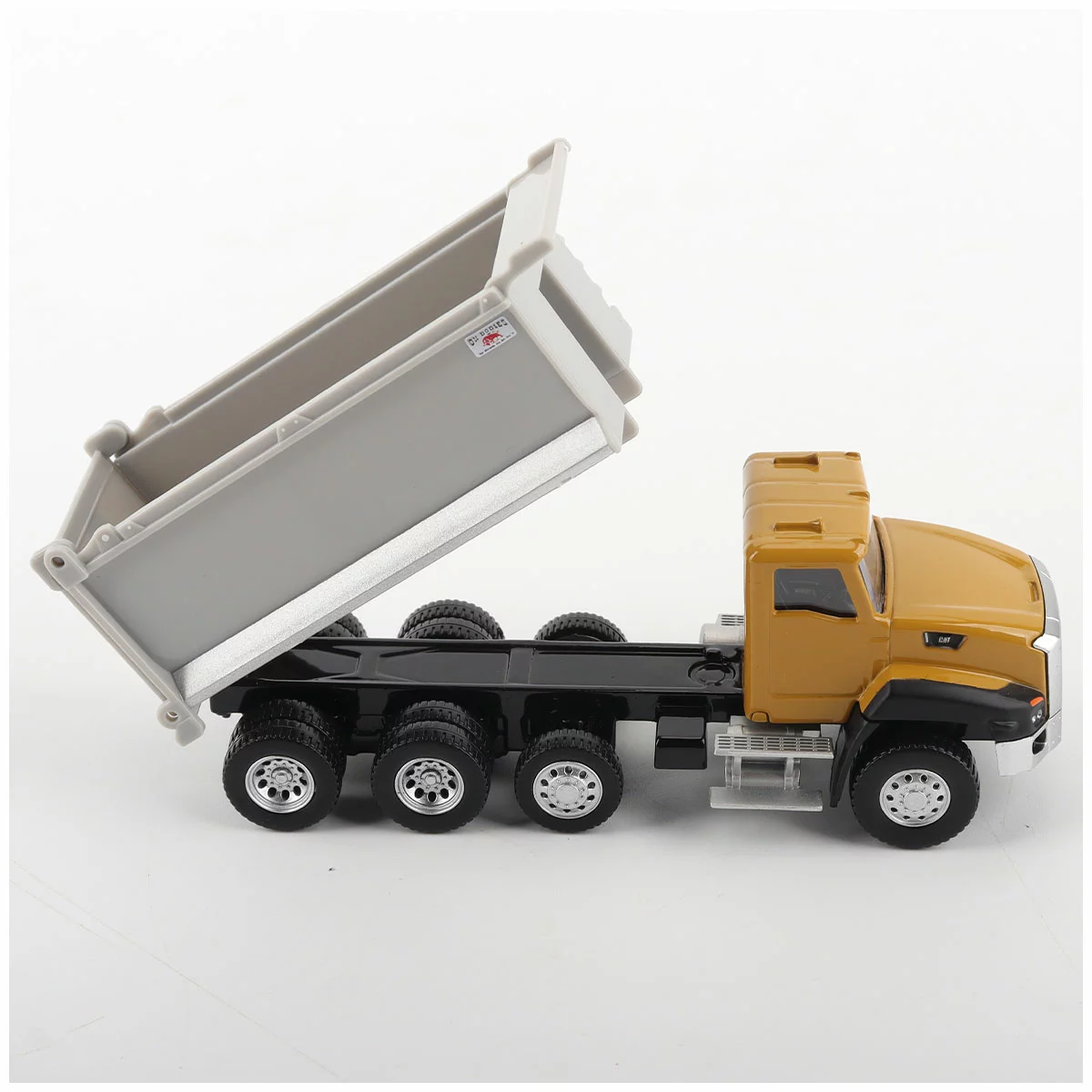 CAT Diecast Trucks 4 Pack Grey 1:64 Scale Construction Vehicle Set Kids Toy