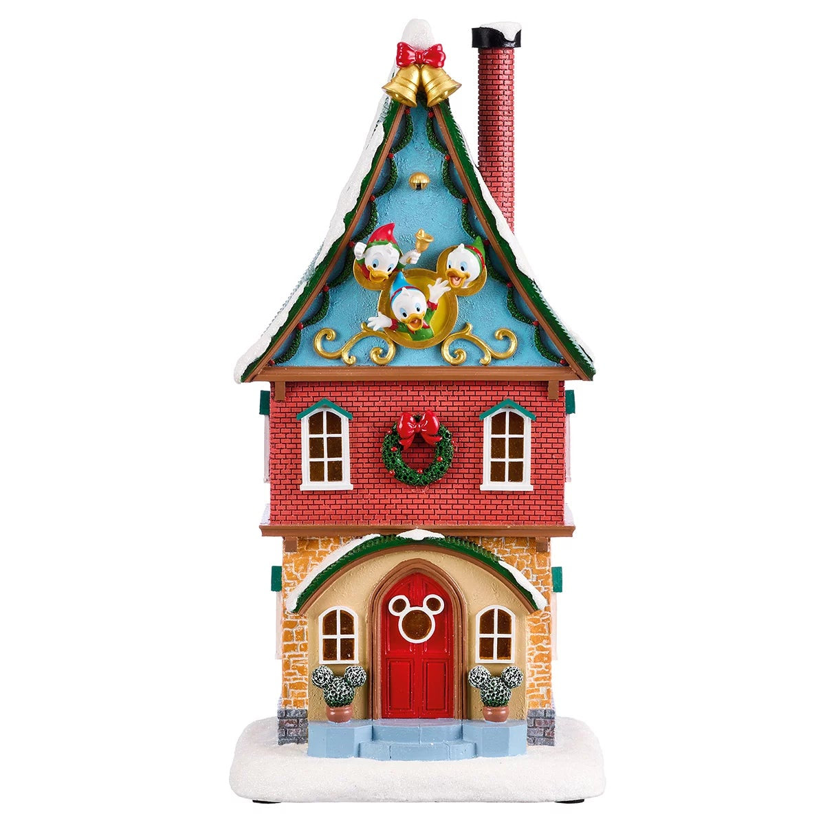 Disney Christmas Holiday Village Decor 13Piece Illuminated Display Set W/ Timer