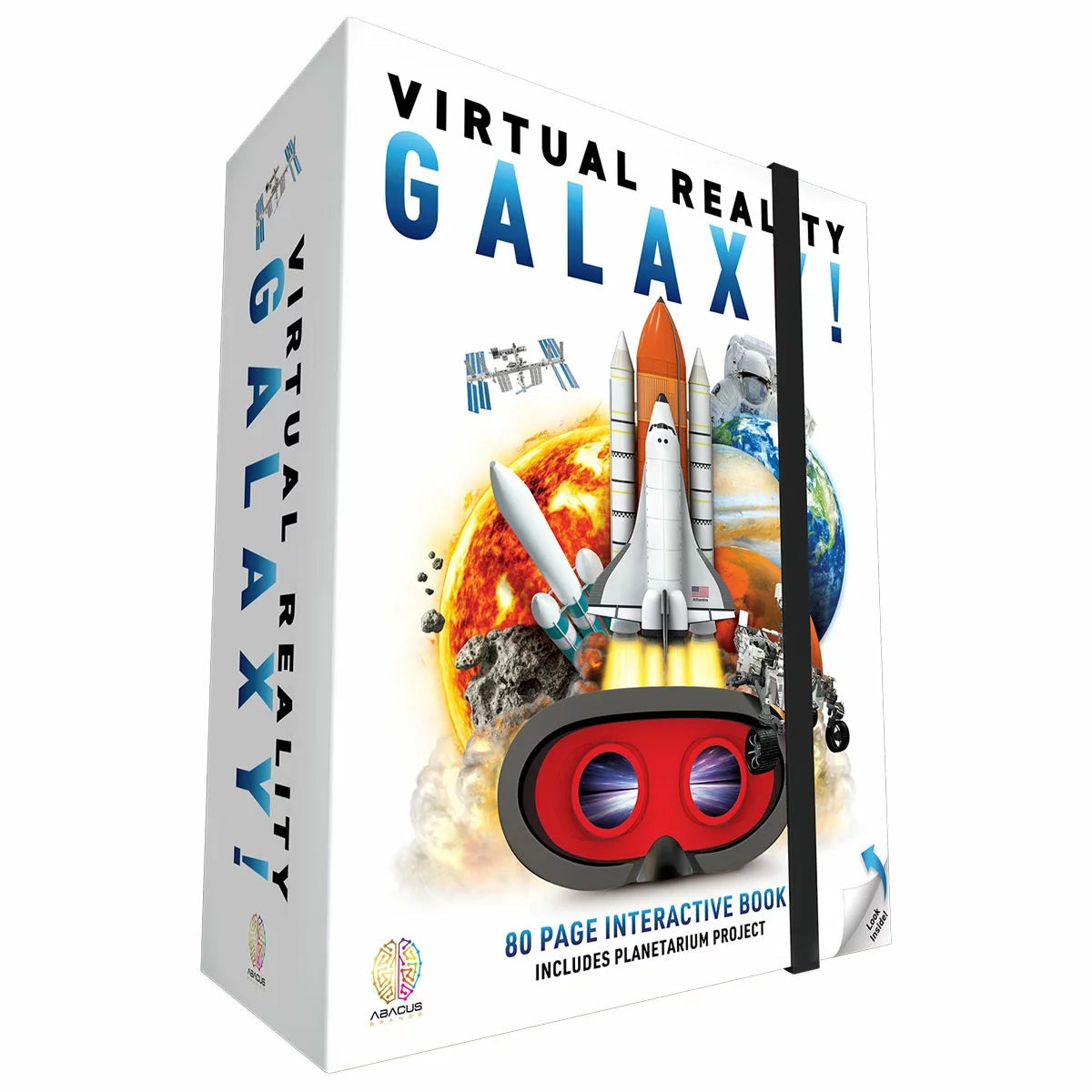 Abacus Galaxy VR Gift Set Space Planetarium DK Interactive Book Kids 8+