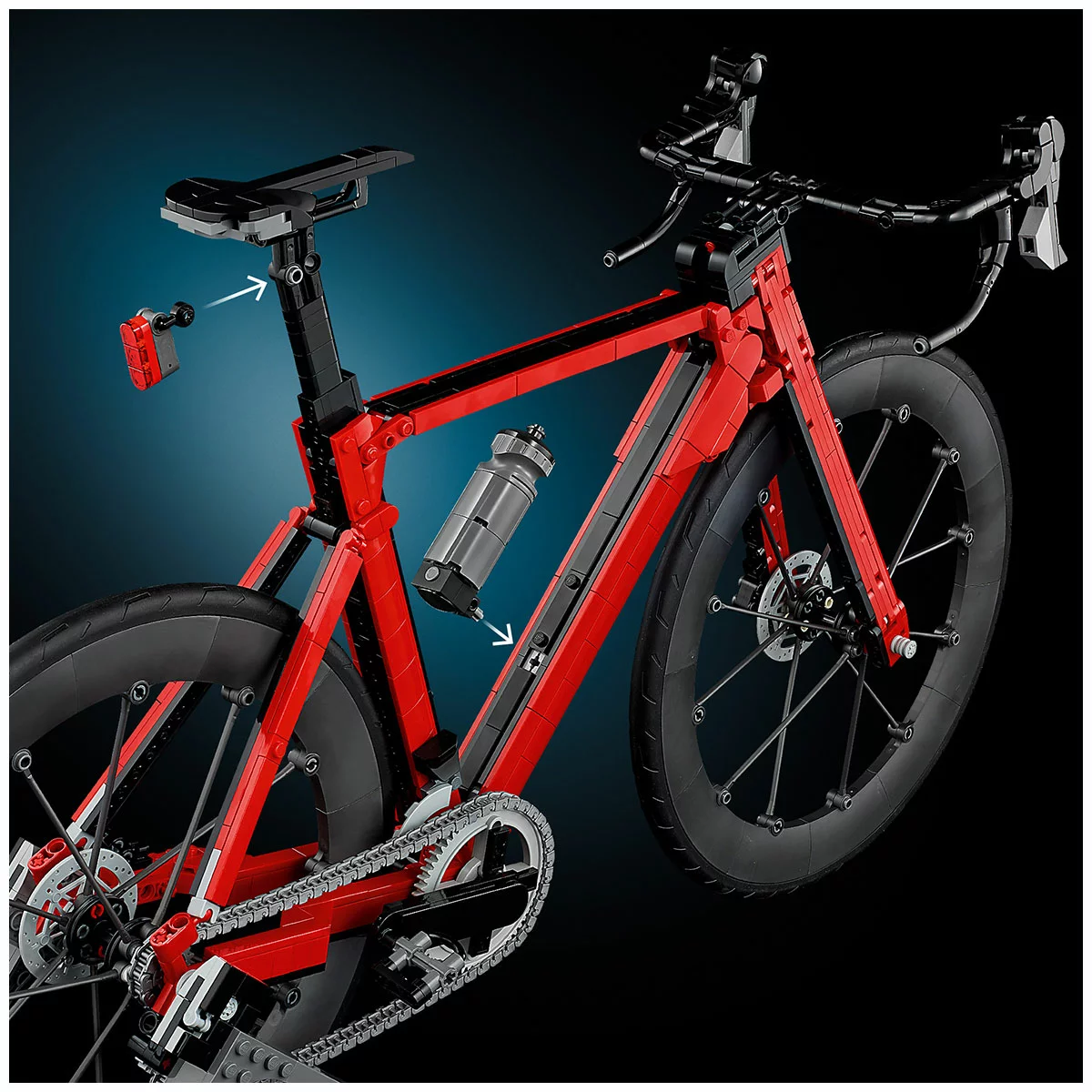 LEGO Icons Road Bike 11380 Building Set 1015 Pieces Adult Display Model