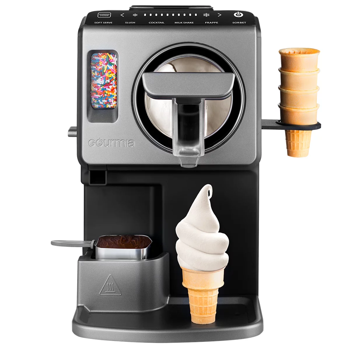 Gourmia Soft Serve GSI1020 Ice Cream Slushi Milkshake Sorbet Frozen Drink Maker