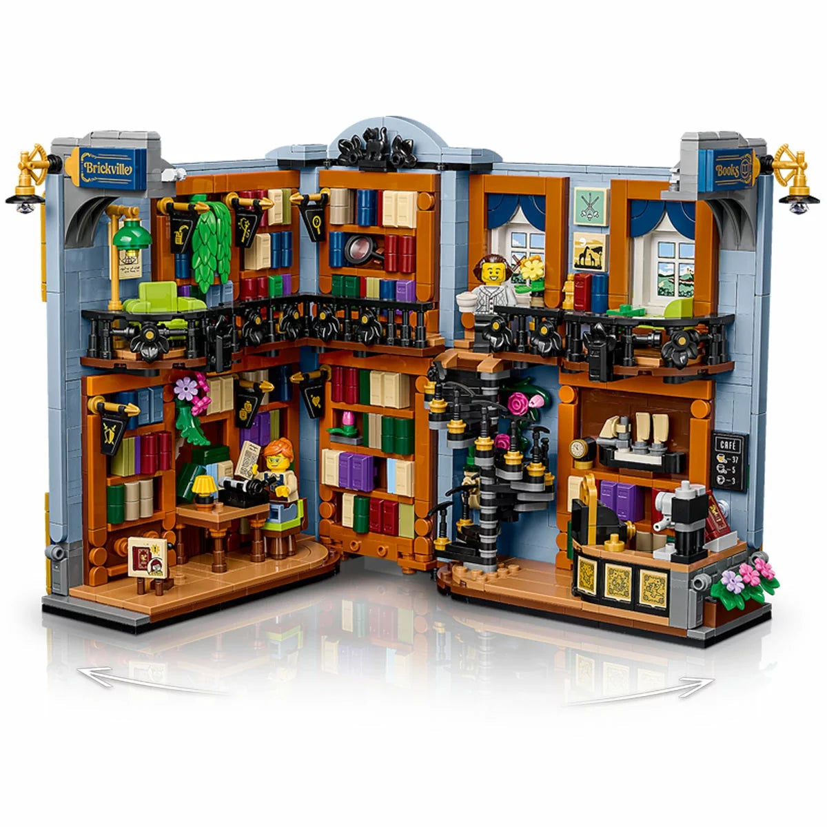 LEGO Icons Bookshop Book Nook 11379 Building Set 1690 Pieces Adults 18+