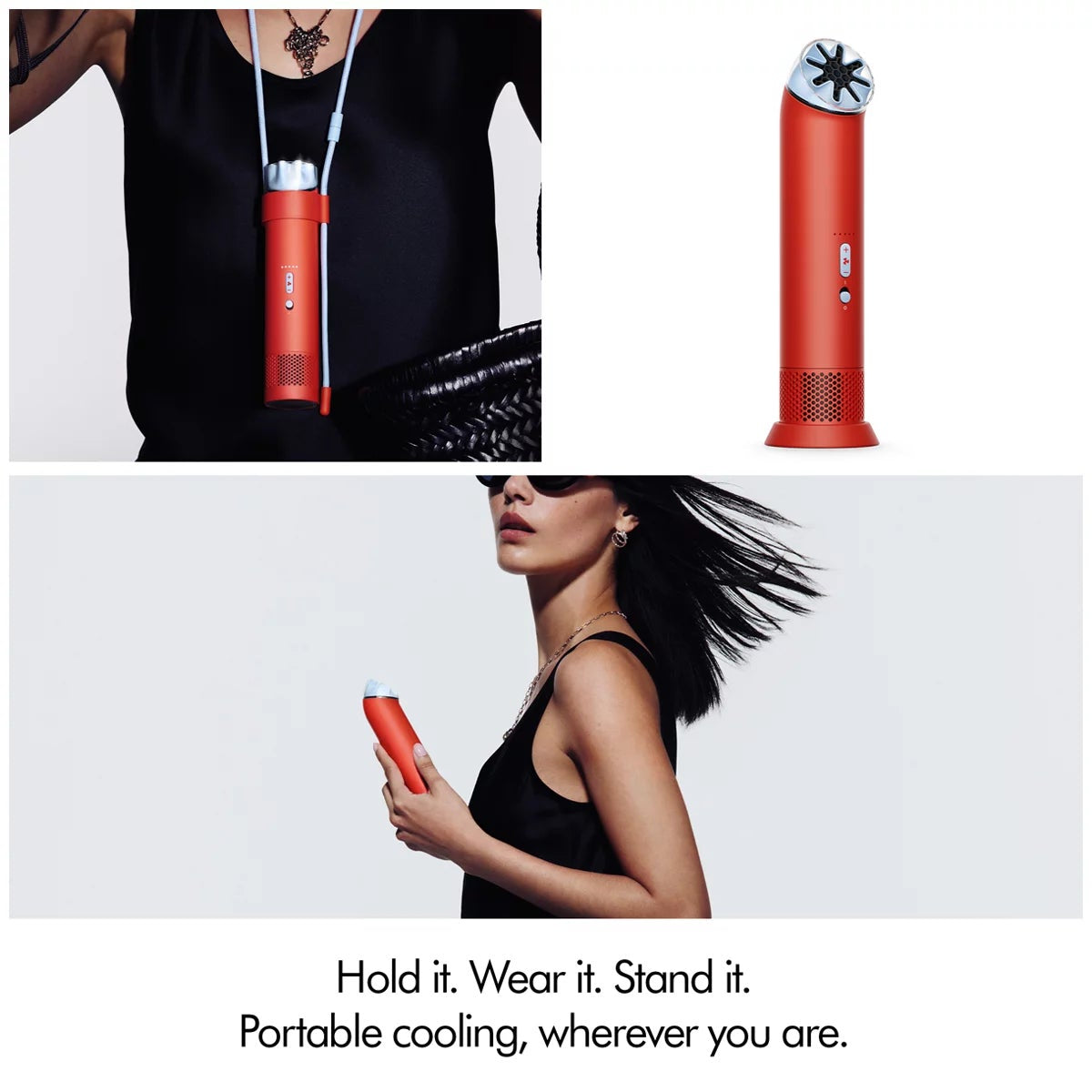 Dyson HushJet Mini Cool Fan Carnelian Sky 654836-01 Bladeless 5 Speeds 210g