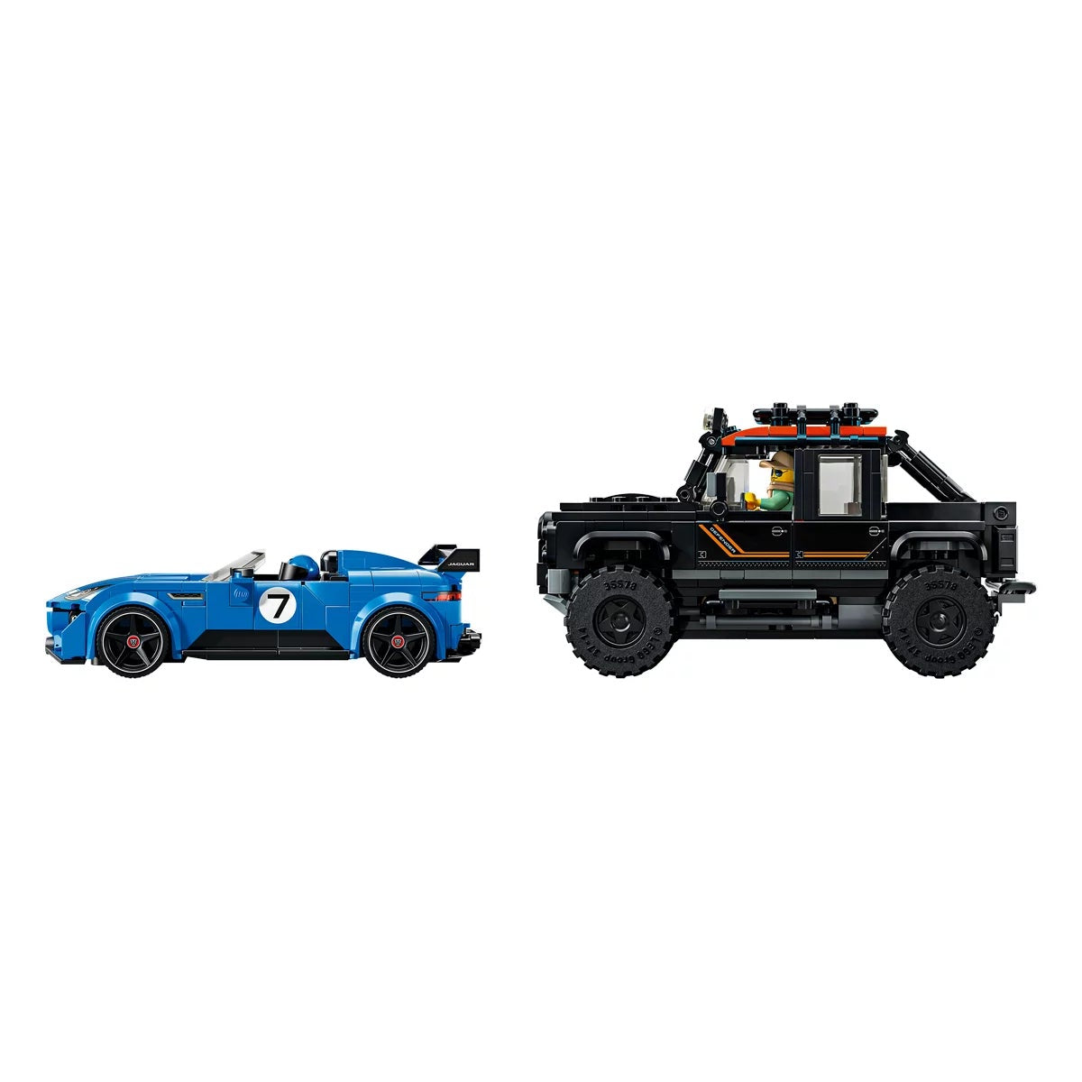 LEGO Speed Champions Jaguar Project 7 Land Rover Defender 77264 740 Pieces