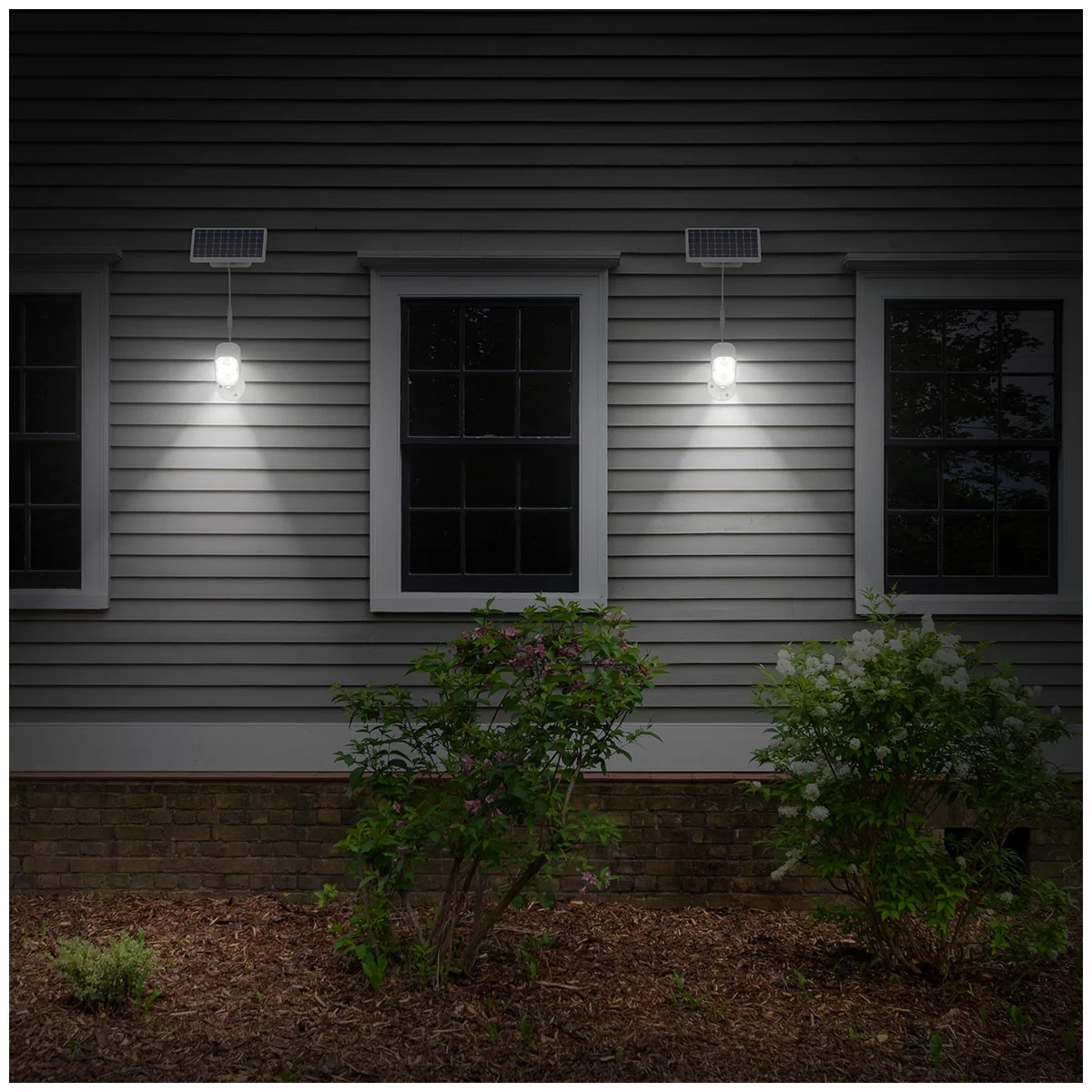 Infinity X1 Solar Security Lights 2 Pack Outdoor Motion Activated LED