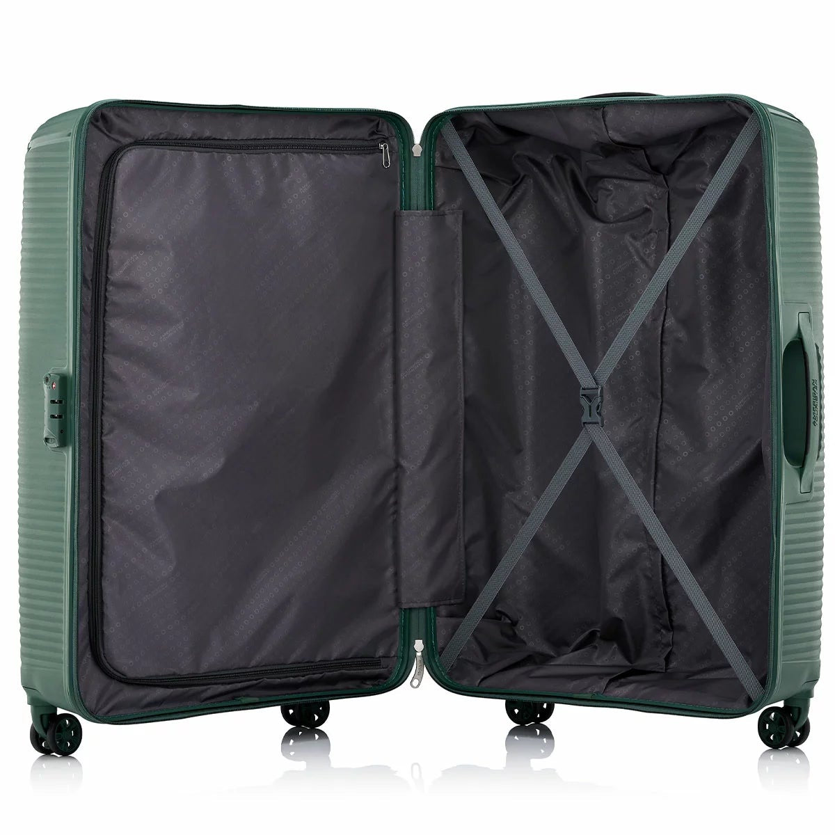 American Tourister Bonjoy Spinner 79cm Large Green TSA Lock Luggage